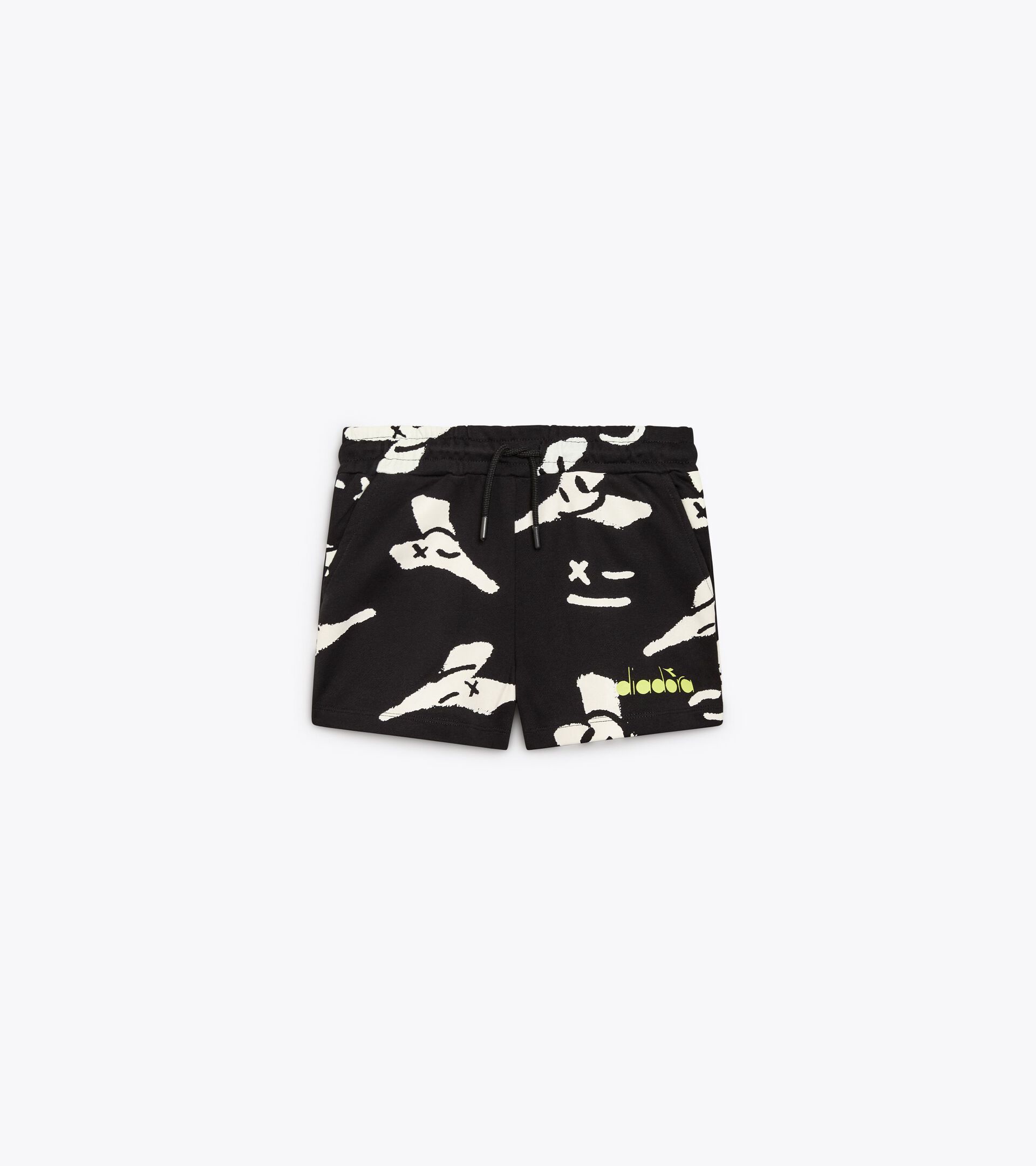 Shorts - Fit comfort - Girl JG. SHORTS SMILE LOGO NOIR - Diadora