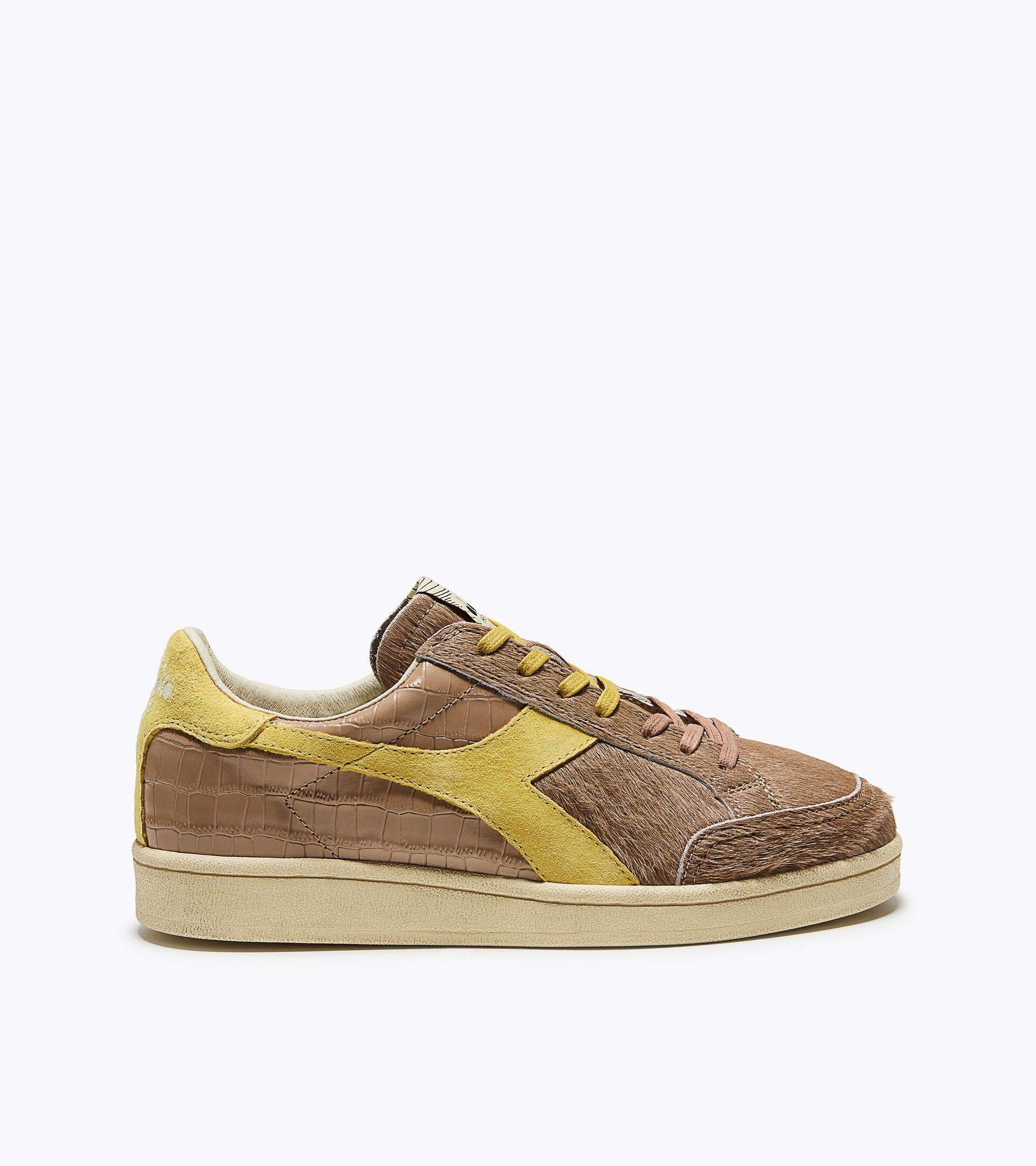 Heritage Sneaker - Women&rsquo;s PRESTIGE HORSY CROCO WN BROWN AFFOGAT - Diadora