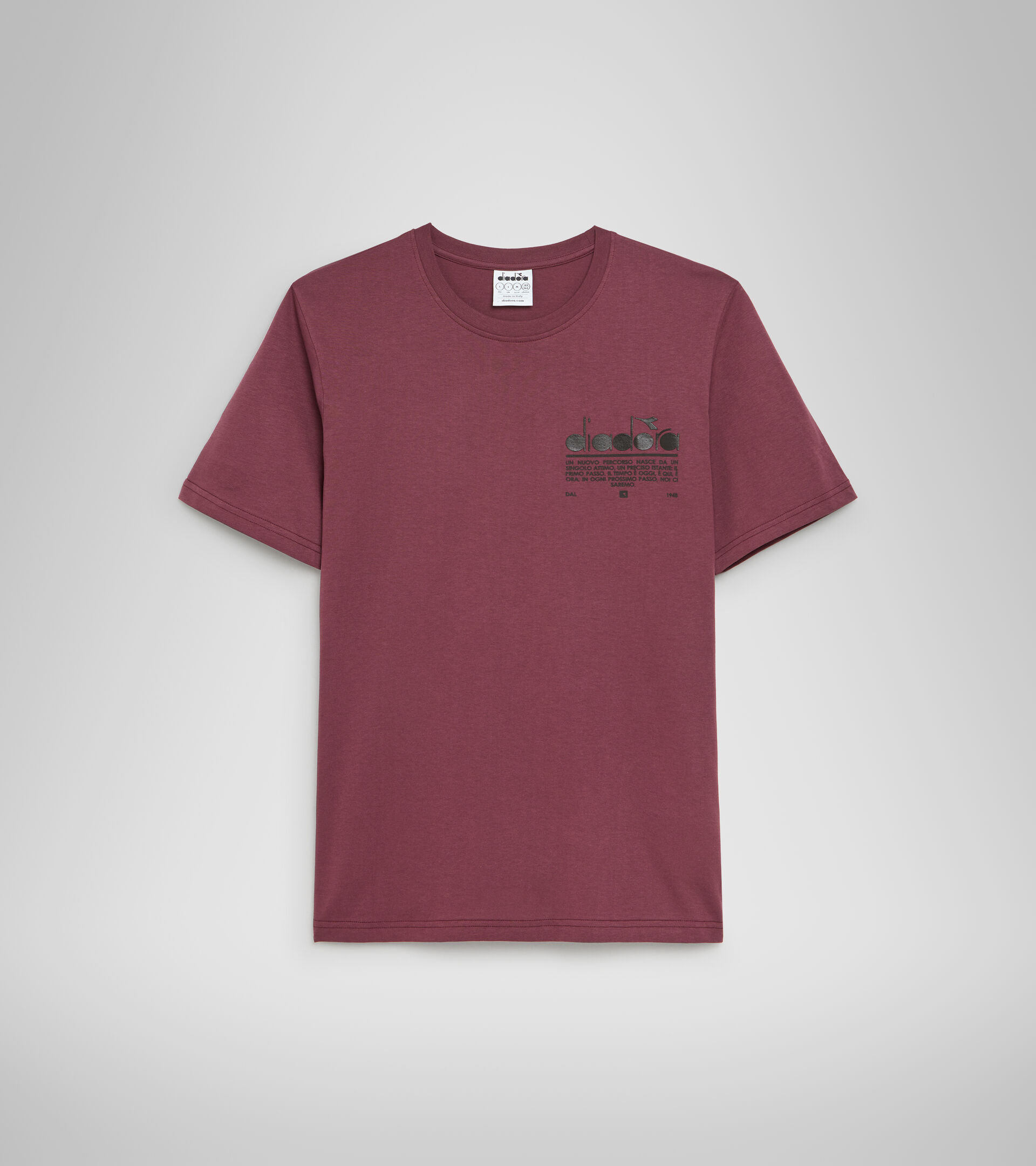 Cotton T-shirt - Unisex T-SHIRT SS MANIFESTO AFRICAN VIOLET - Diadora
