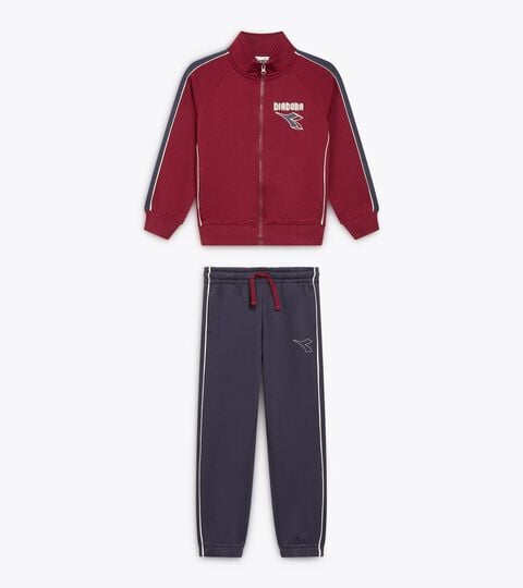 JB. TRACKSUIT FZ LOGO (BR), EMPIRE RED Tracksuit made with brushed fleece - Boy
 JB. TRACKSUIT FZ LOGO (BR) EMPIRE RED - Diadora