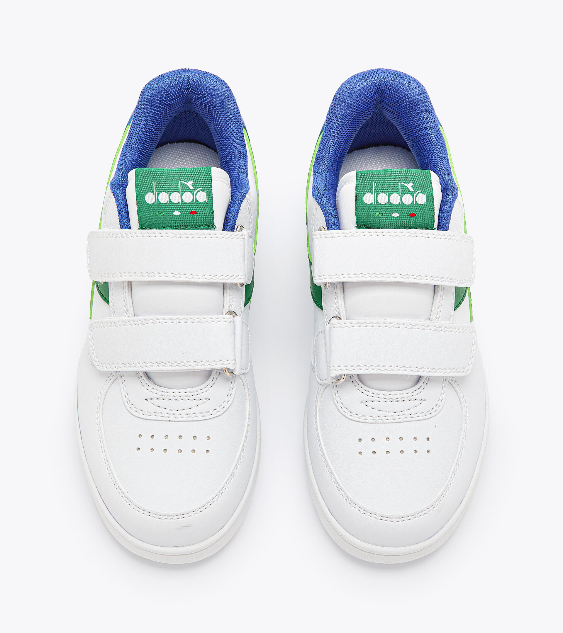 Sports shoes - Kids 4-8 years RAPTOR LOW PS WHITE/JOLLY GREEN - Diadora