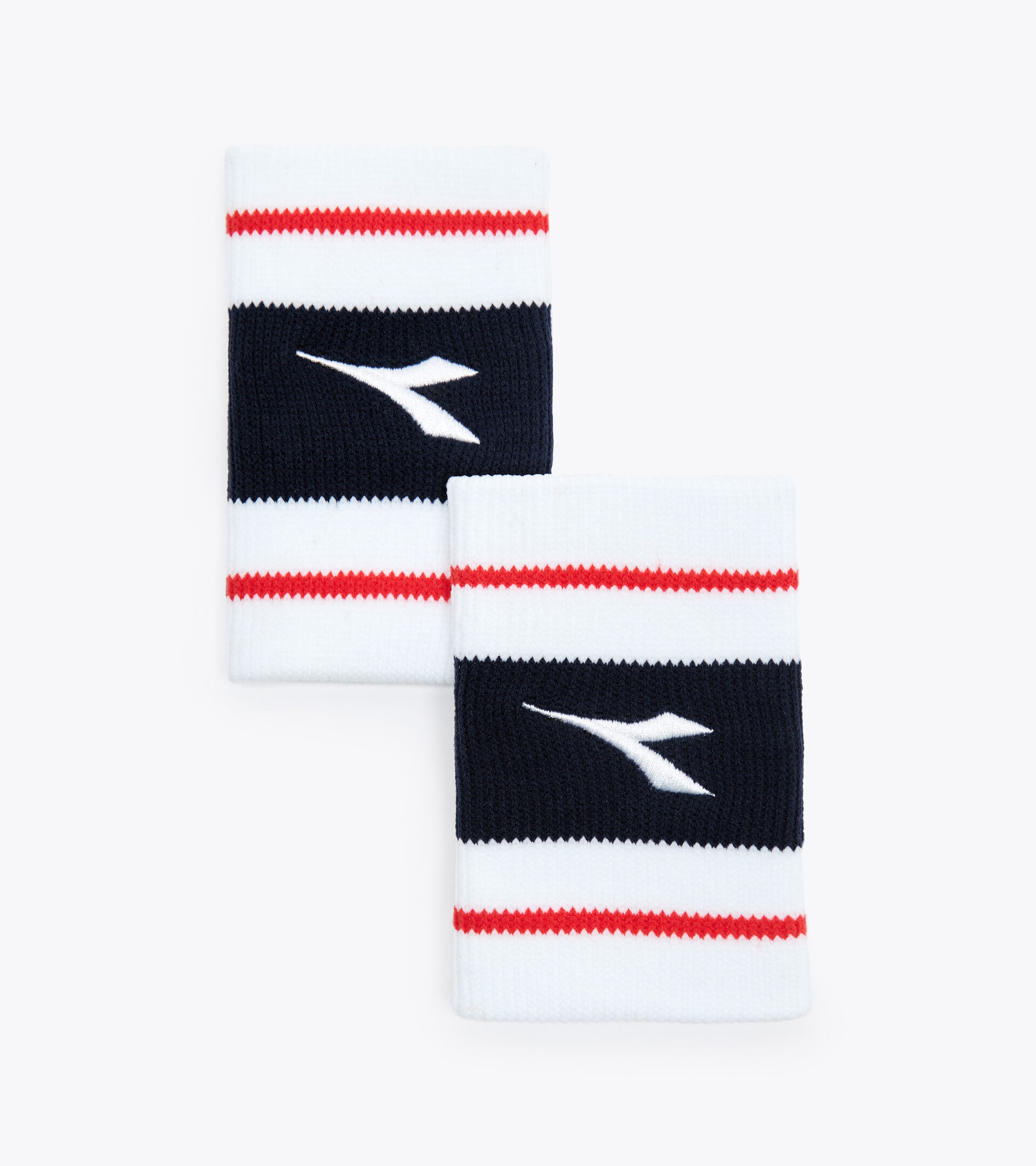 Polsino tergisudore WRISTBANDS WIDE LOGO BIANCO OTTICO - Diadora