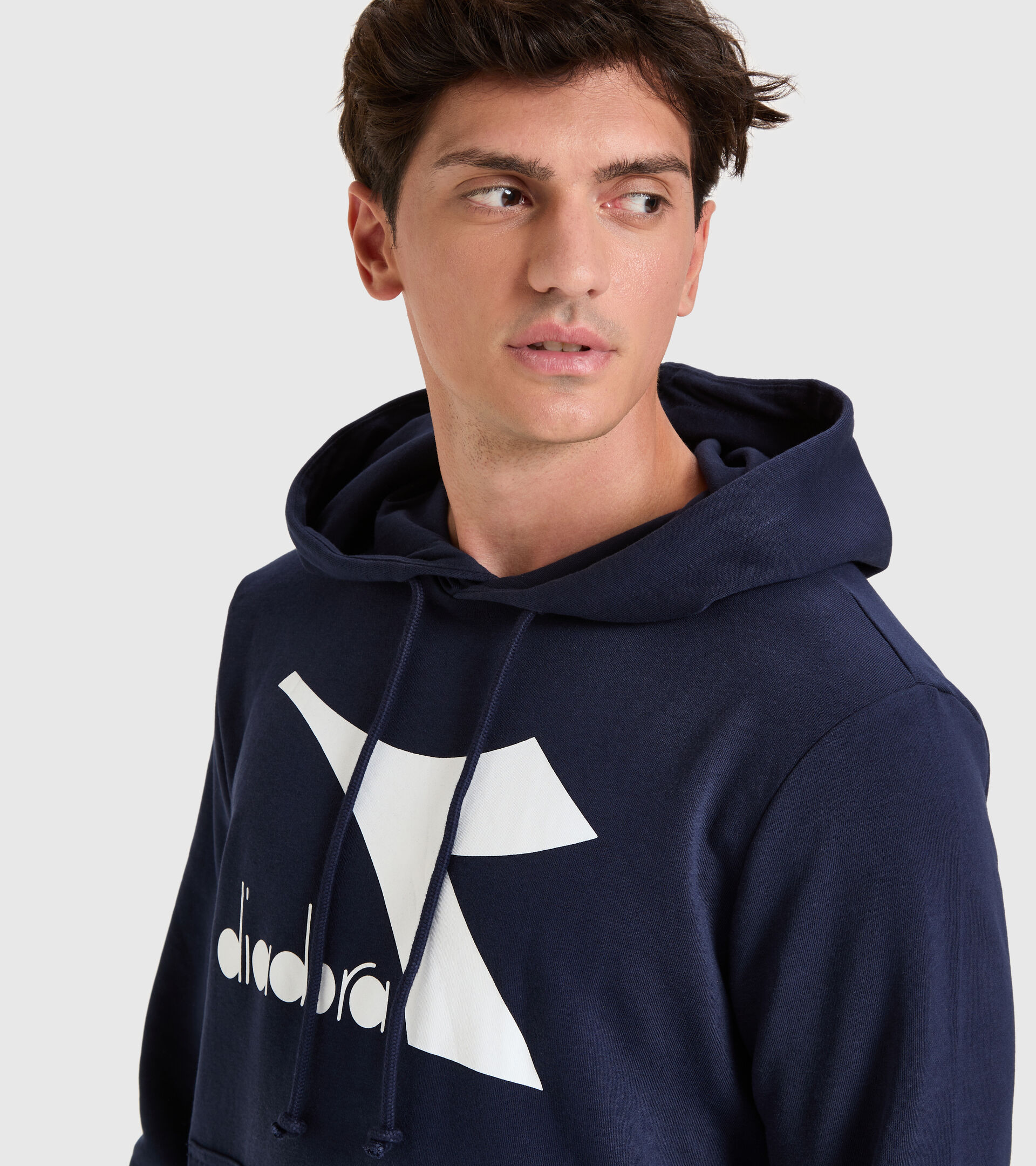 Apparel Sport UOMO HOODIE BIG LOGO CLASSIC NAVY Diadora