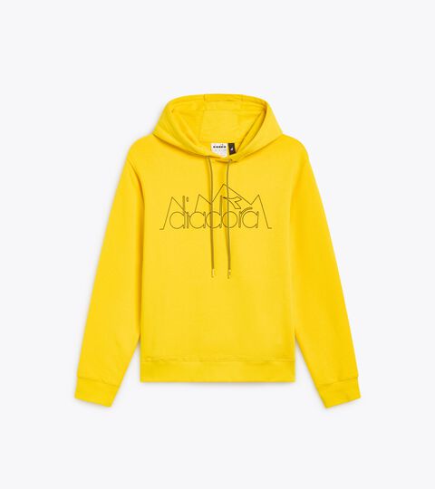 Sporty hoodie - All-Gender HOODIE ROUTE HIGH VISIBILITY - Diadora