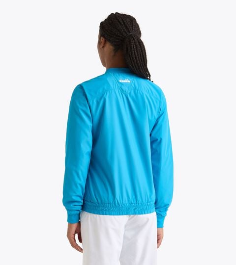 Tennisjacke - Damen L. JACKET COURT KONIGSBLAU FLUO - Diadora