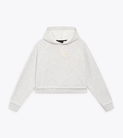 JG. HOODIE DISTRICT, GRIS MOYENNE CLAIR MELANGE Sweat-shirt à capuche - Ado fille JG. HOODIE DISTRICT GRIS MOYENNE CLAIR MELANGE - Diadora