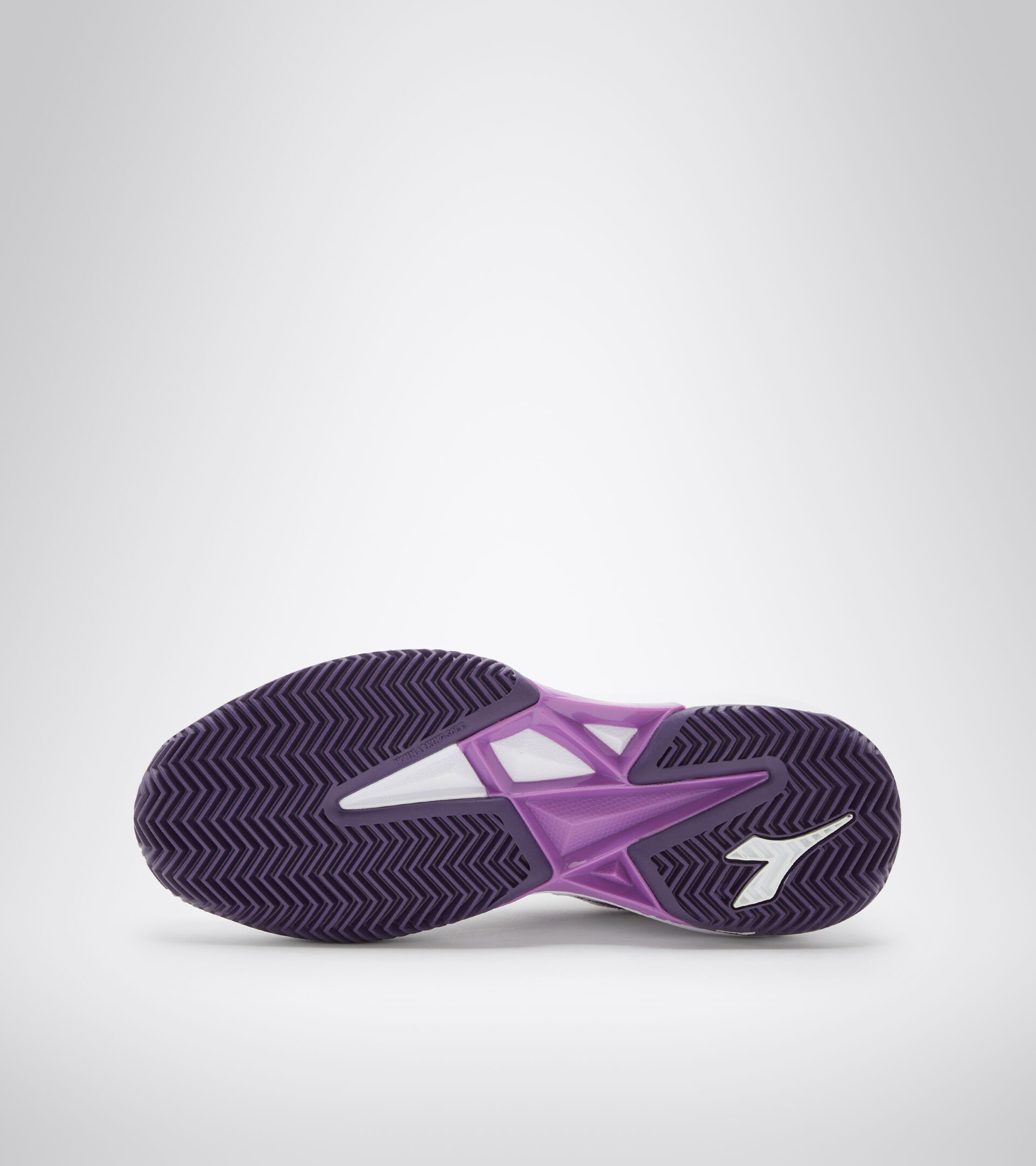 Chaussures de tennis pour terrains en terre battue - Femme S.SHOT W CLAY BLANC/VIOLET JACINTHE - Diadora