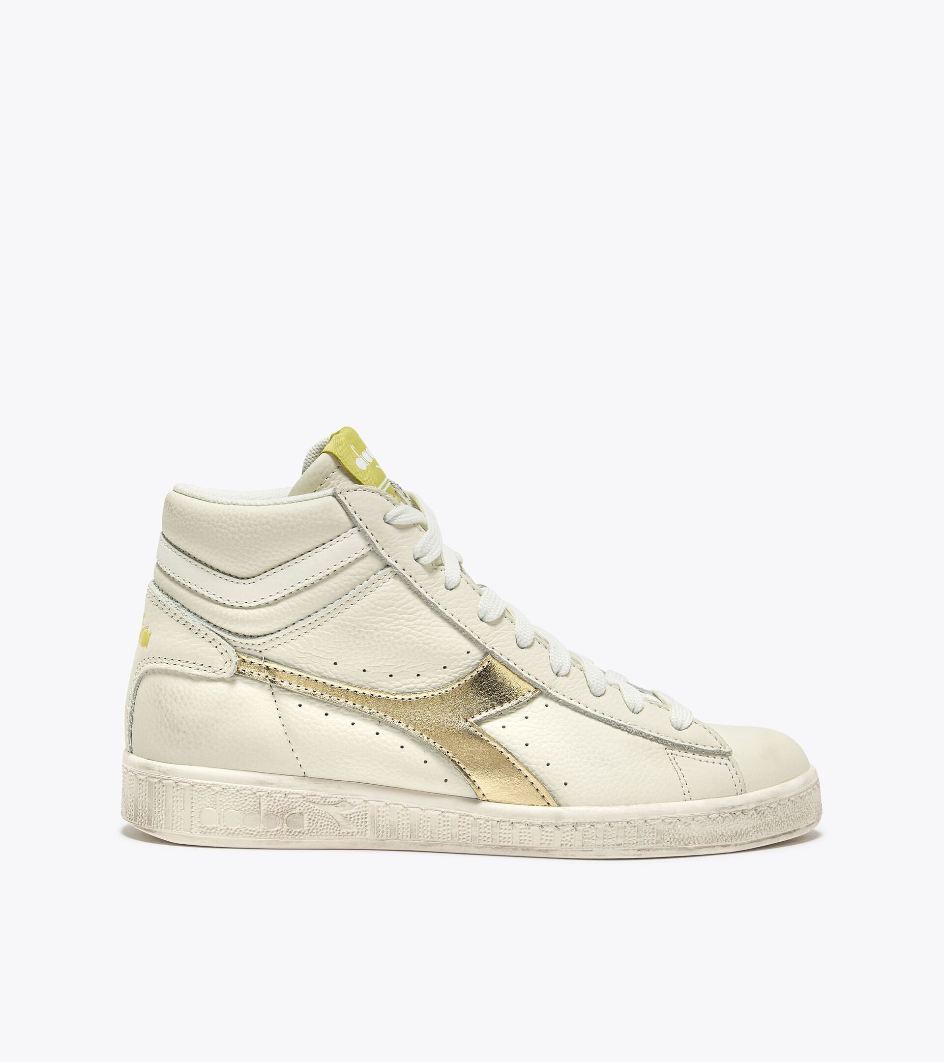 Sports shoes - Women GAME L HIGH WAXED METAL WN WHITE/ENDIVE - Diadora