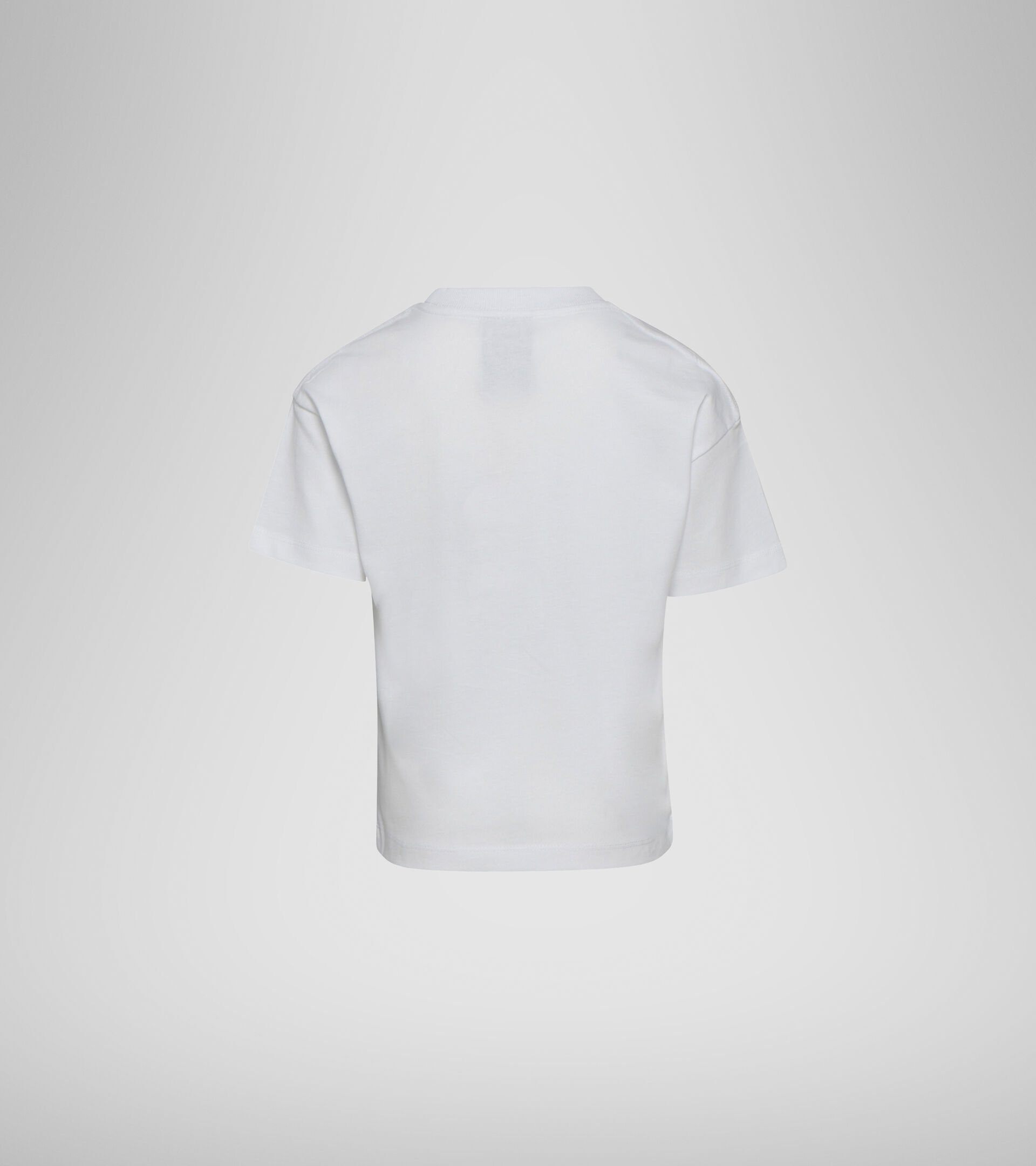 T-shirt with logo - Boys and girls JU. T-SHIRT SS ELEMENTS OPTICAL WHITE - Diadora