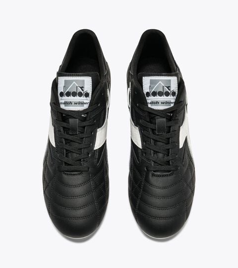 Fu&szlig;ballschuh made in Italy f&uuml;r kompakte B&ouml;den - Herren M.WINNER  ITA OG 94 LT+  MDPU SCHWARZ/WEISS - Diadora