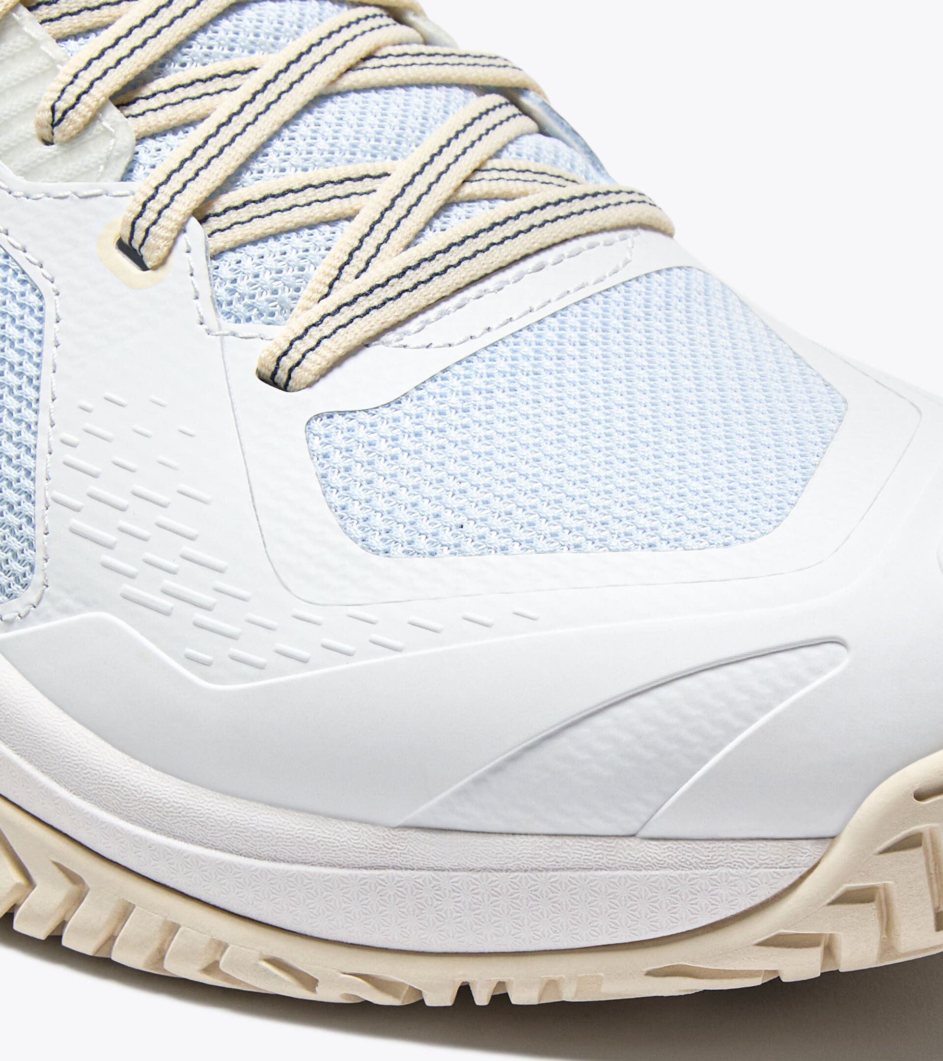 Tennis shoe for hard surfaces and clay courts -  Protection and cushioning - Men&rsquo;s BLUSHIELD TORNEO 3 AG WHT/ENSIGN BLUE/WHISPER WHT - Diadora