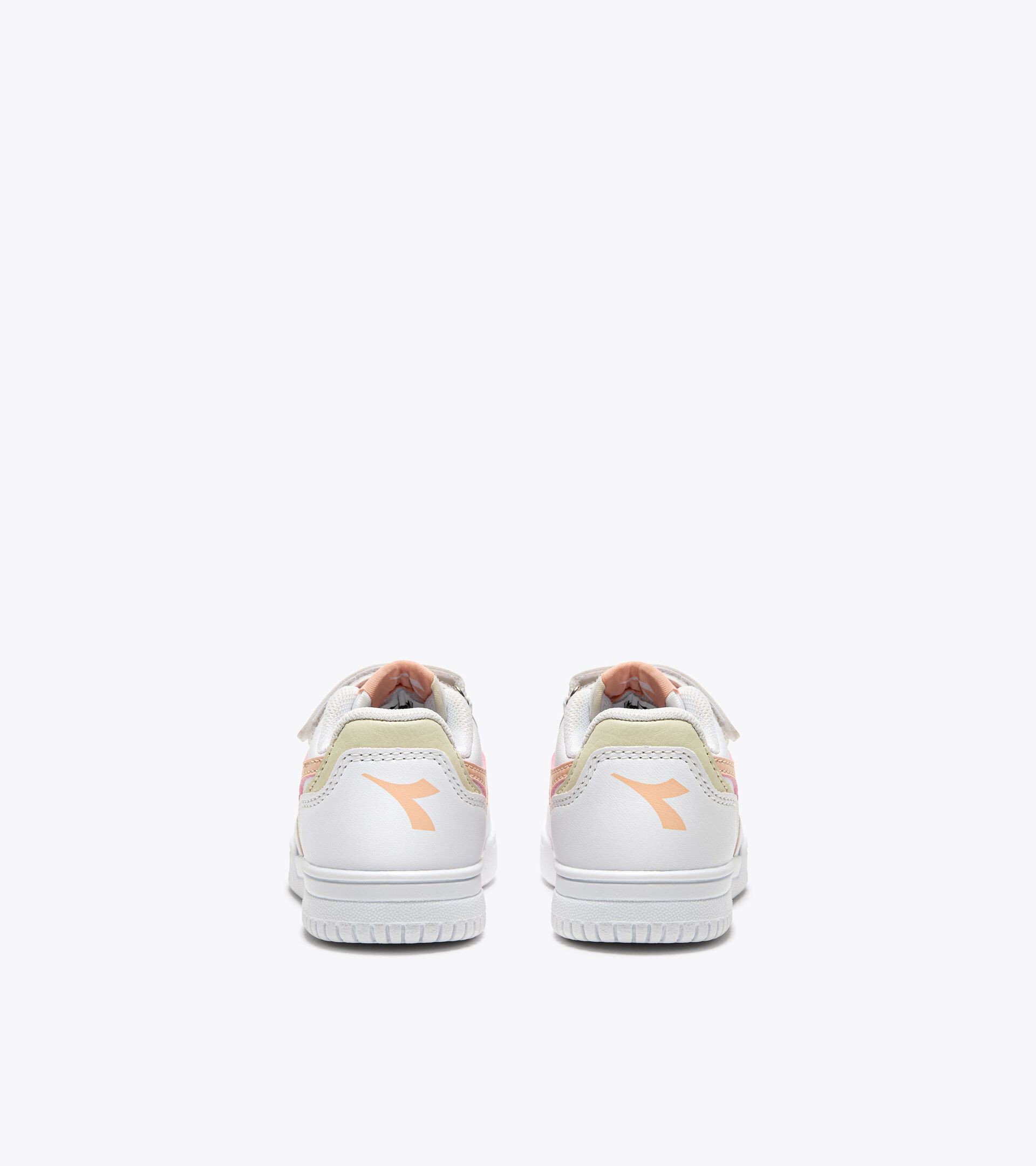 Sports shoes - Toddlers 1-4 years RAPTOR LOW TD WHITE/PEACH PARFAIT - Diadora