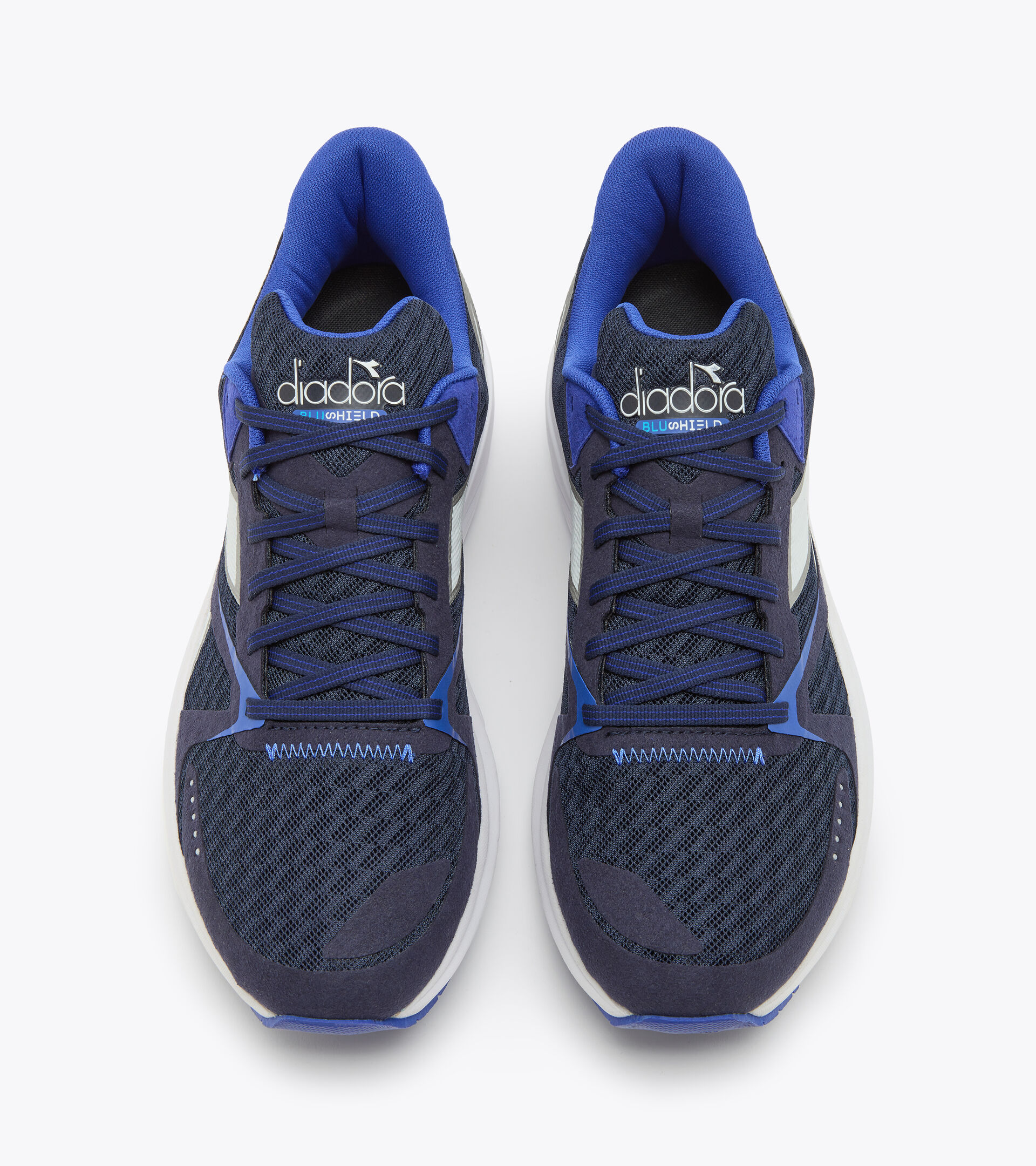Running shoes - Men MYTHOS BLUSHIELD 8 VORTICE BLUE CORSAIR/WHT/SURF THE WEB - Diadora