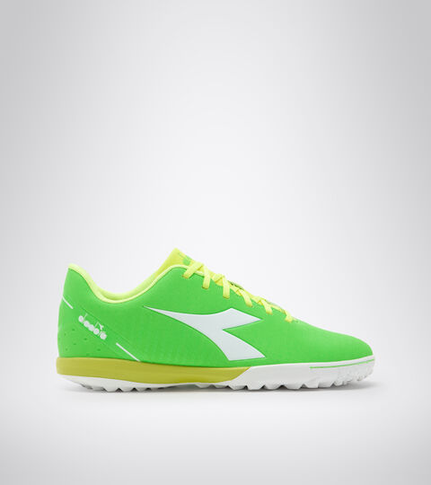 Futsal-Schuhe - harte Böden oder Kunstrasen PICHICHI 5 TFR GRUN FL/WEISS/GELB FLUO DD - Diadora