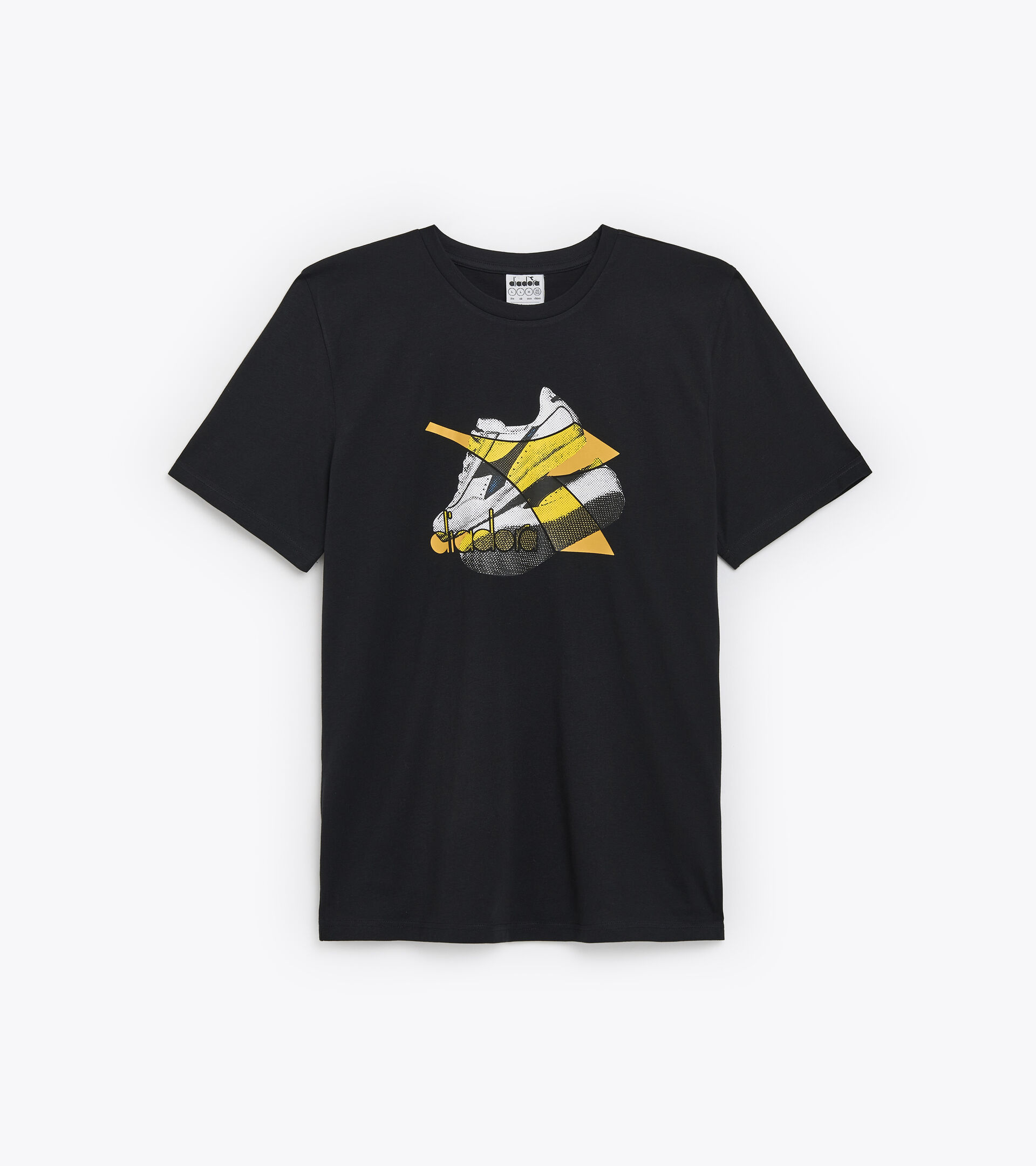 Cotton t-shirt - Men T-SHIRT SS ARCHIVE SCHWARZ - Diadora