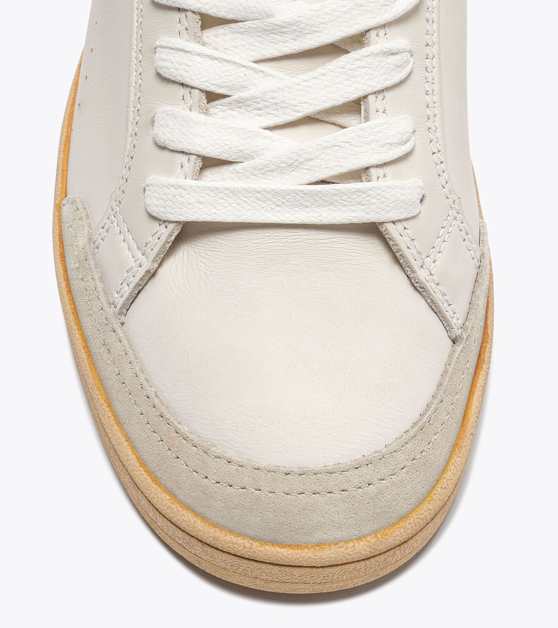 Heritage Leather Sneakers - All-gender PRESTIGE PLAIN USED HAZEL BROWN - Diadora