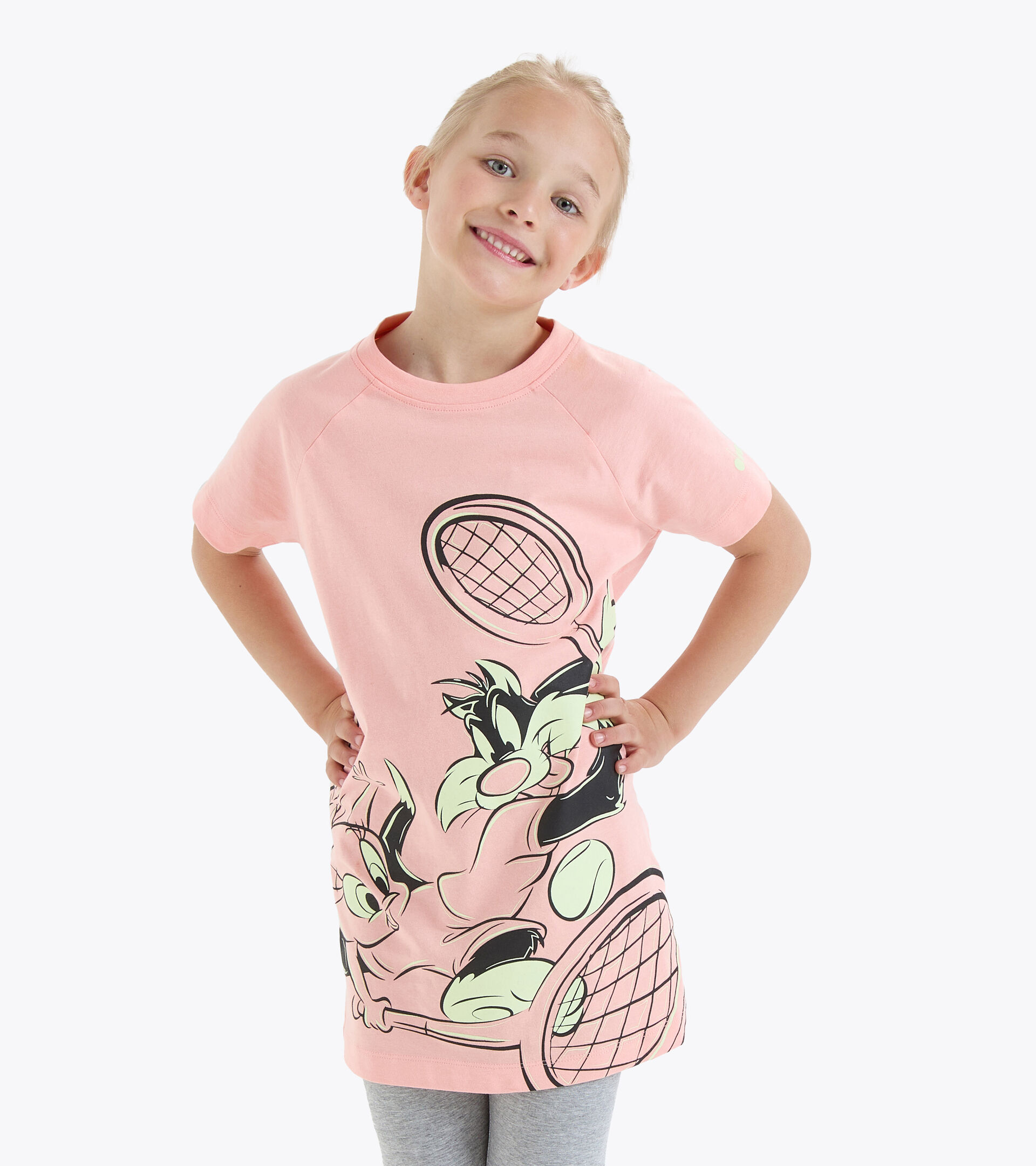 null JG.MAXI T-SHIRT SS WB MELOCOTONES MELBA - Diadora