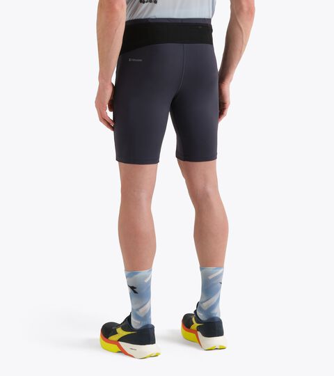 FIBRAZERO Leggings shorts - Running - Men&rsquo;s
 SHORT TIGHTS SUPER LIGHT FIBRAZERO DARK NAVY. - Diadora