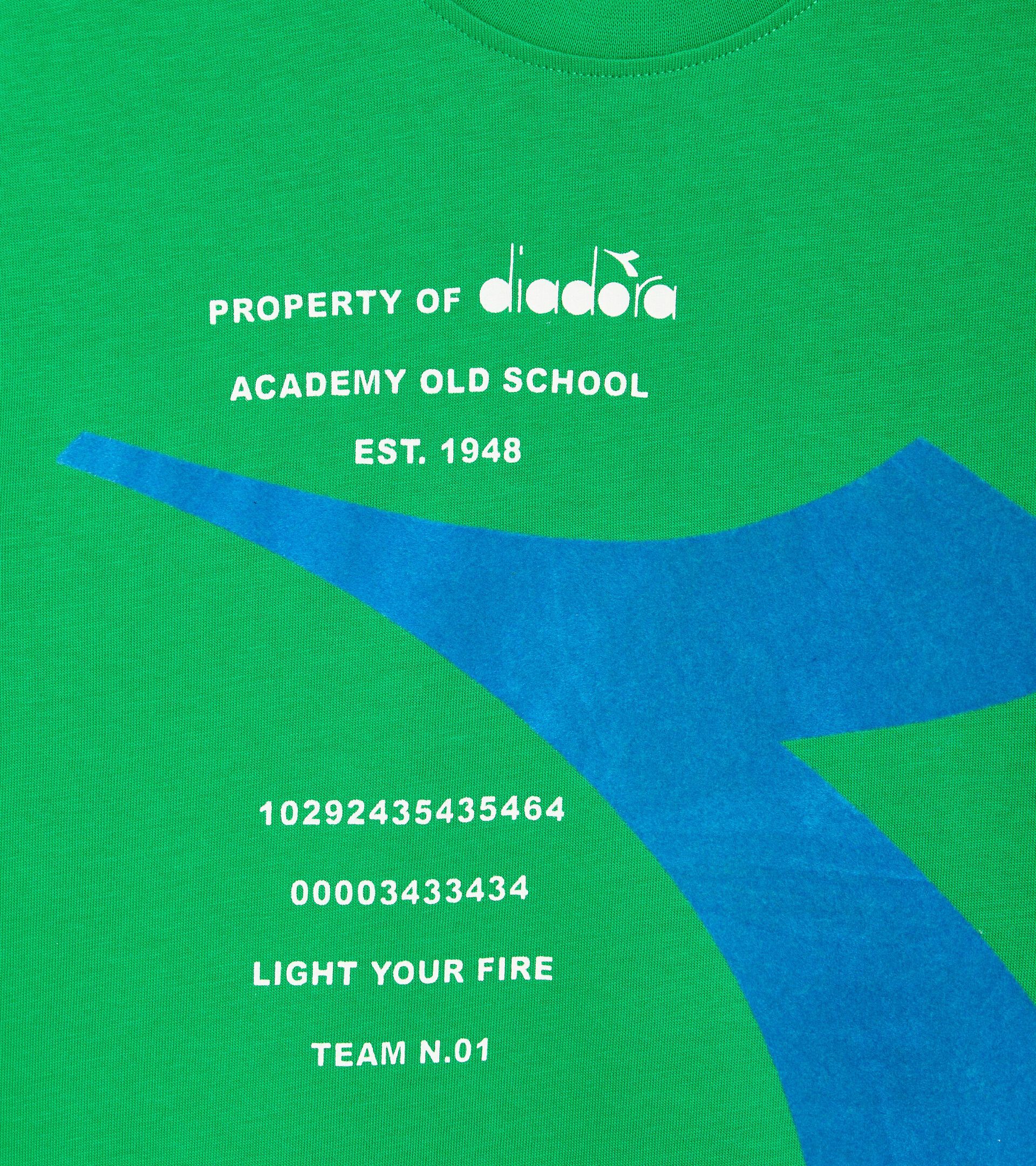 Camiseta con logotipo a contraste - Niño/Adolescente
 JB. T-SHIRT SS FREGIO VERDE VENENO - Diadora