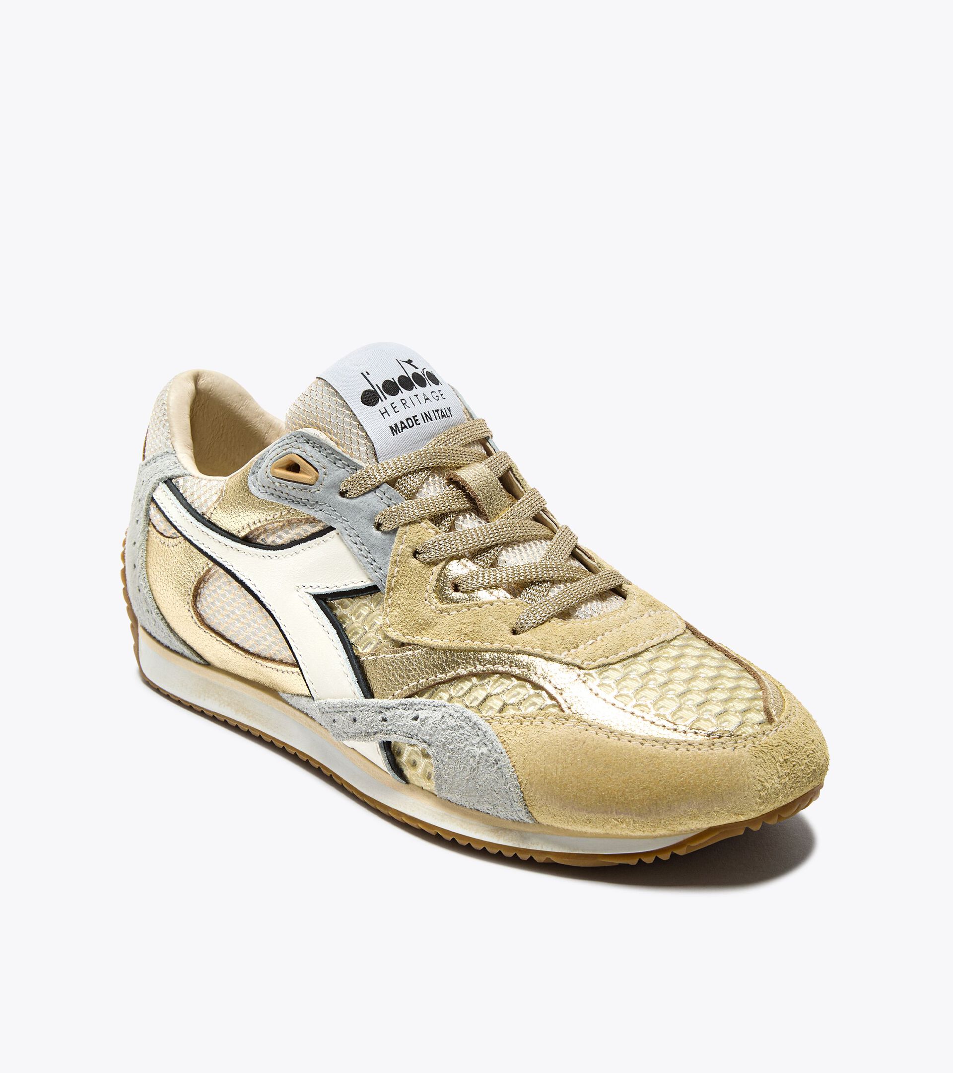 Heritage leather sneaker - Made In Italy - Women’s EQUIPE REVENGE WN PALE GOLD - Diadora