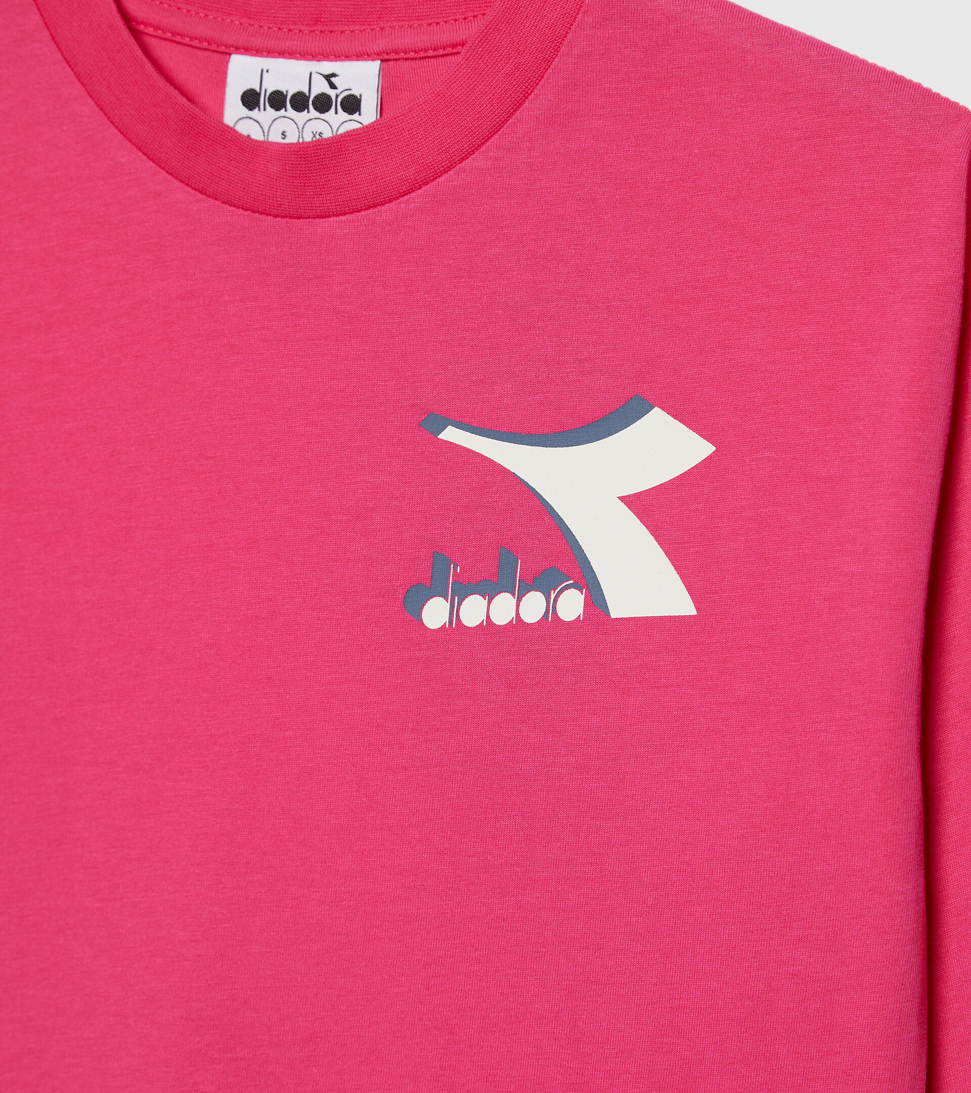 T-shirt - Kids JU.LS T-SHIRT CUBIC MAGENTA - Diadora