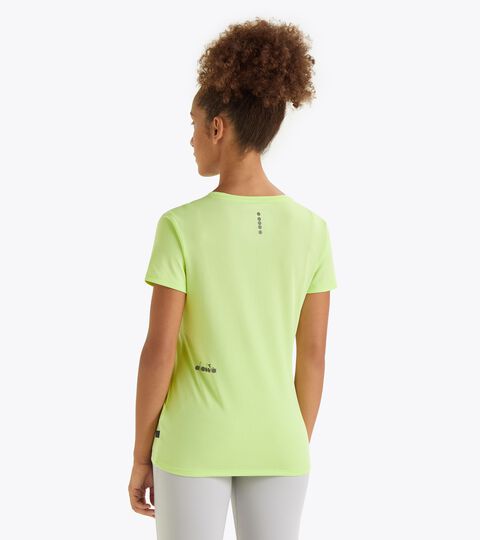 T-shirt de sport - Femme L. SS T-SHIRT RUN CITRON VERT OMBRE - Diadora