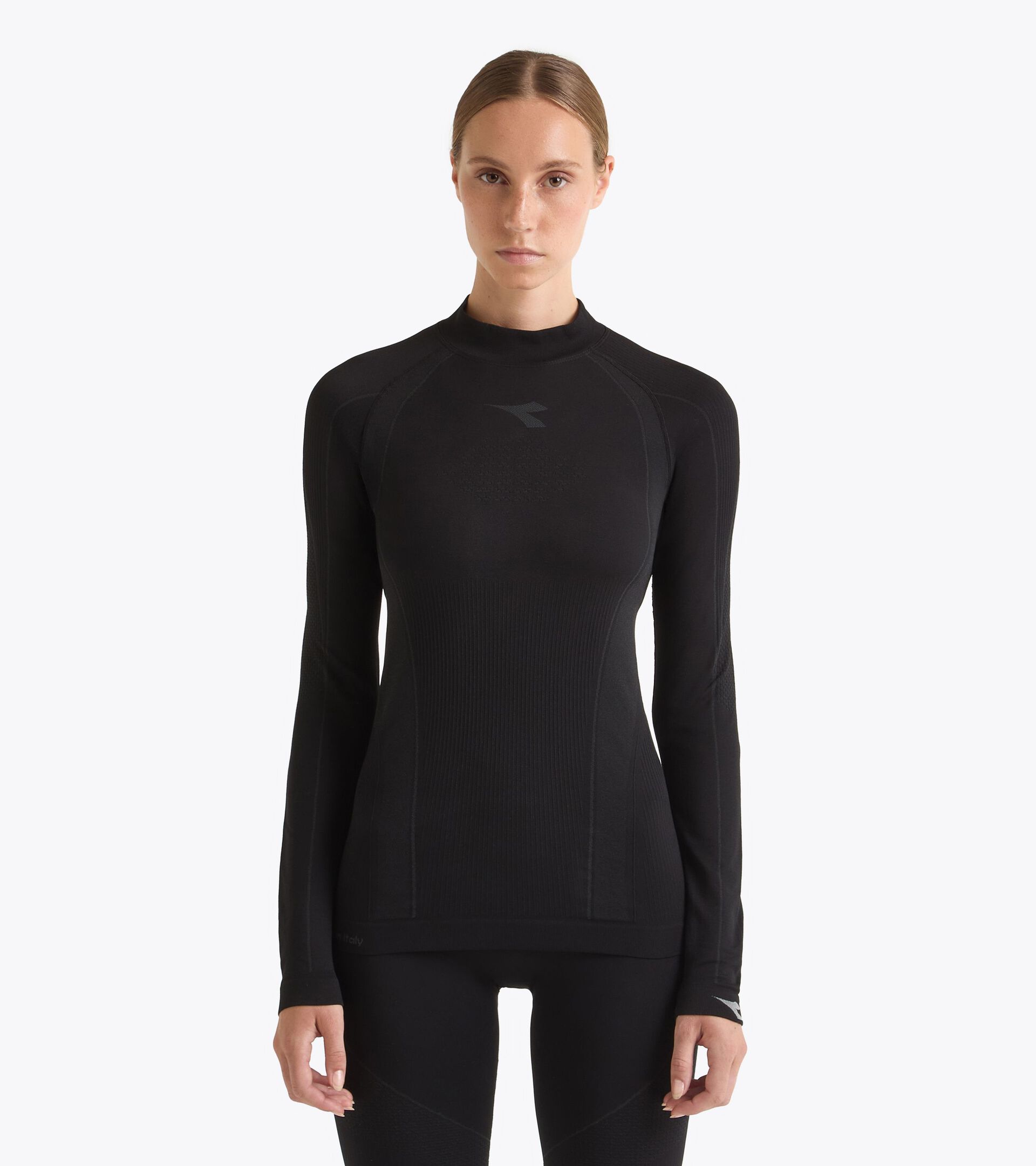 Made In Italy technical turtleneck - Running - Women’s
 L. TURTLE NECK STRATOZERO BLACK - Diadora