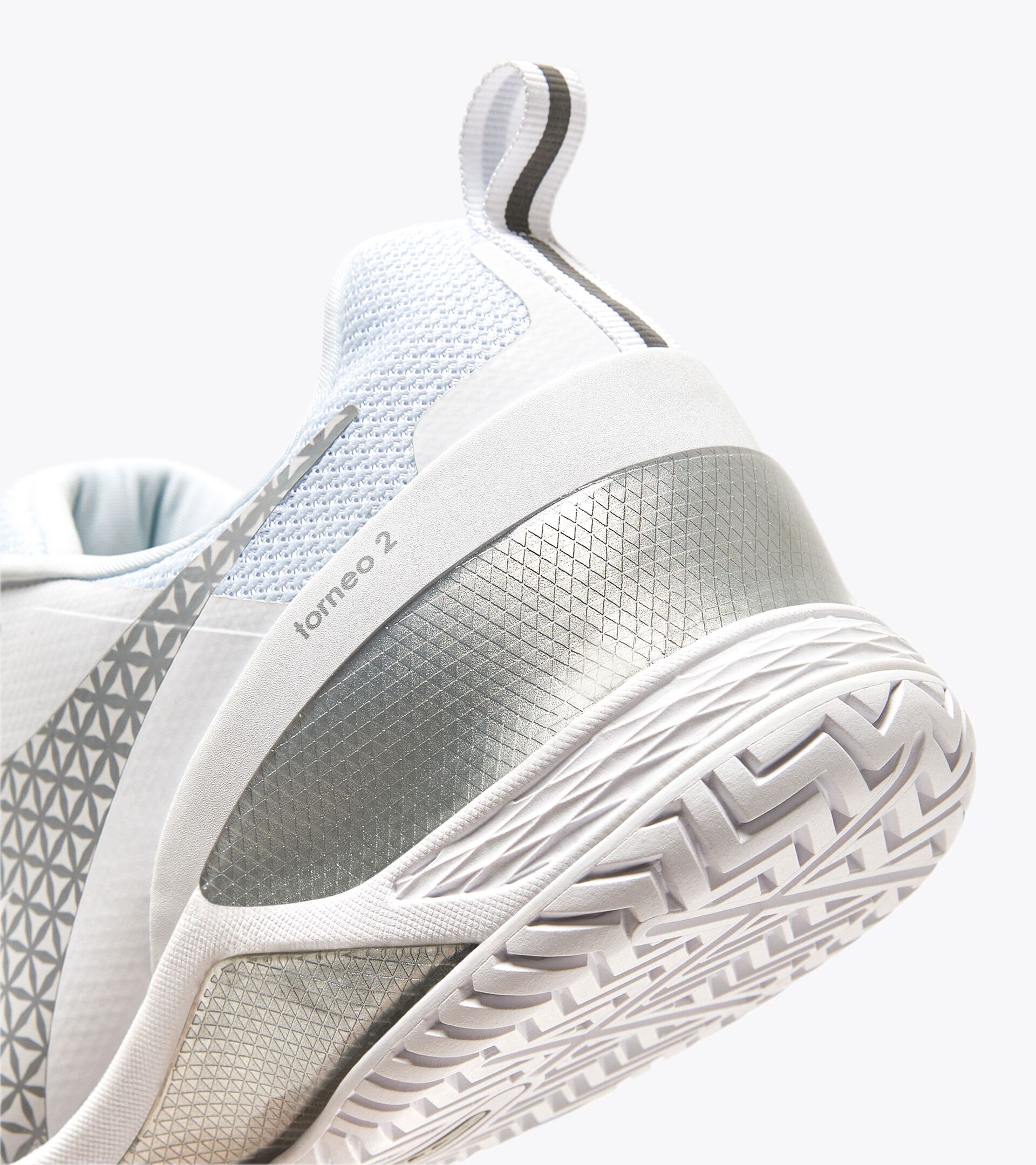 Tennis shoes for hard surfaces or clay - Men BLUSHIELD TORNEO 2 AG WHITE/WHITE/WHITE - Diadora