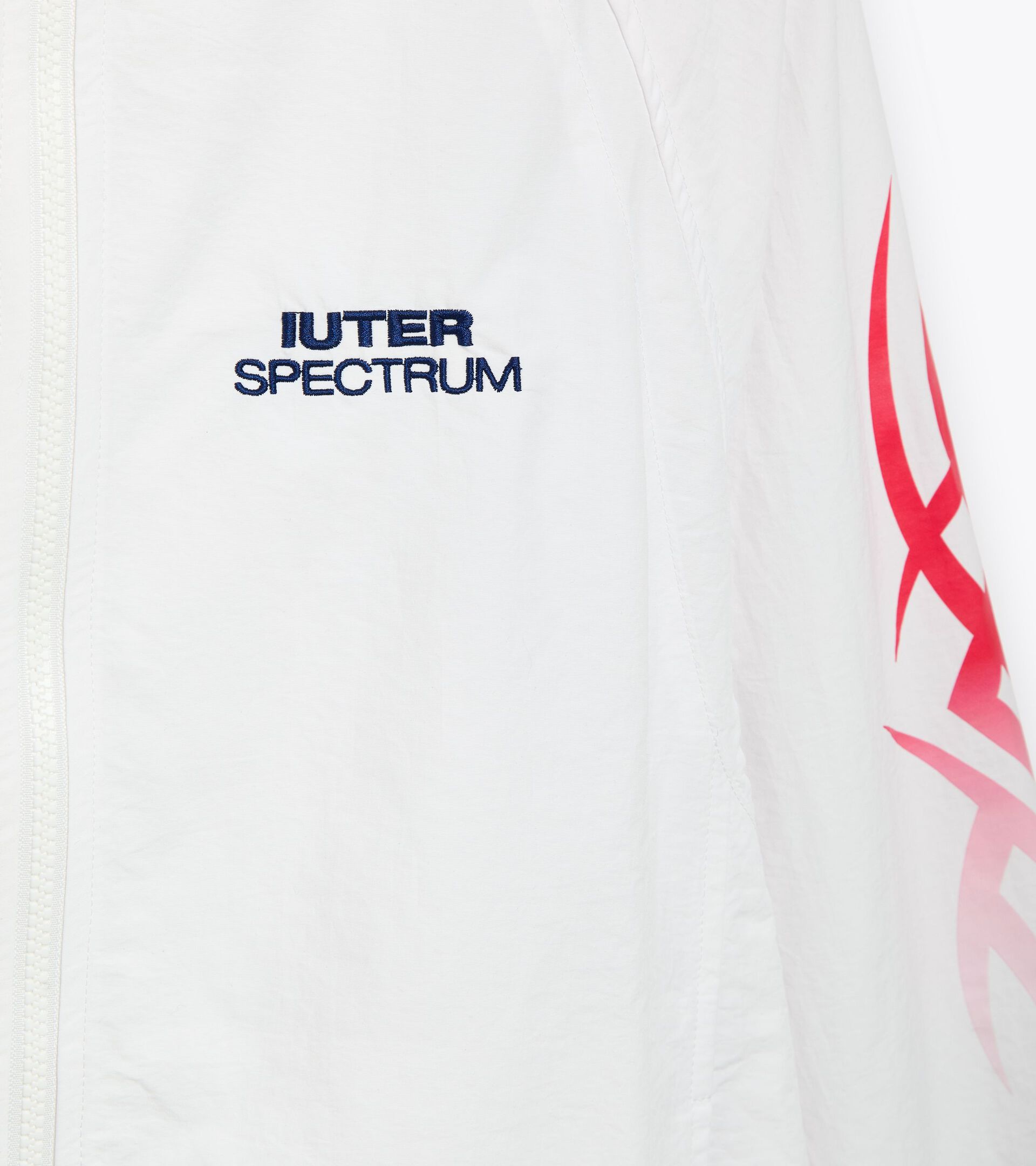 Giacca antivento IUTER x diadora x SPECTRUM - Gender neutral TRACK JACKET PIRATI BIANCO OTTICO - Diadora