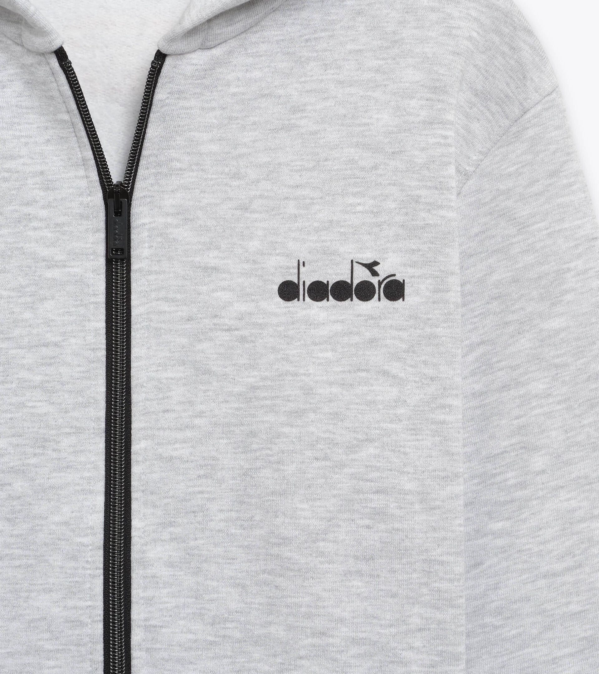 Zipped hoodie - Boys 
 JB. HOODIE FZ COMIC LIGHT MIDDLE GREY MELANGE - Diadora