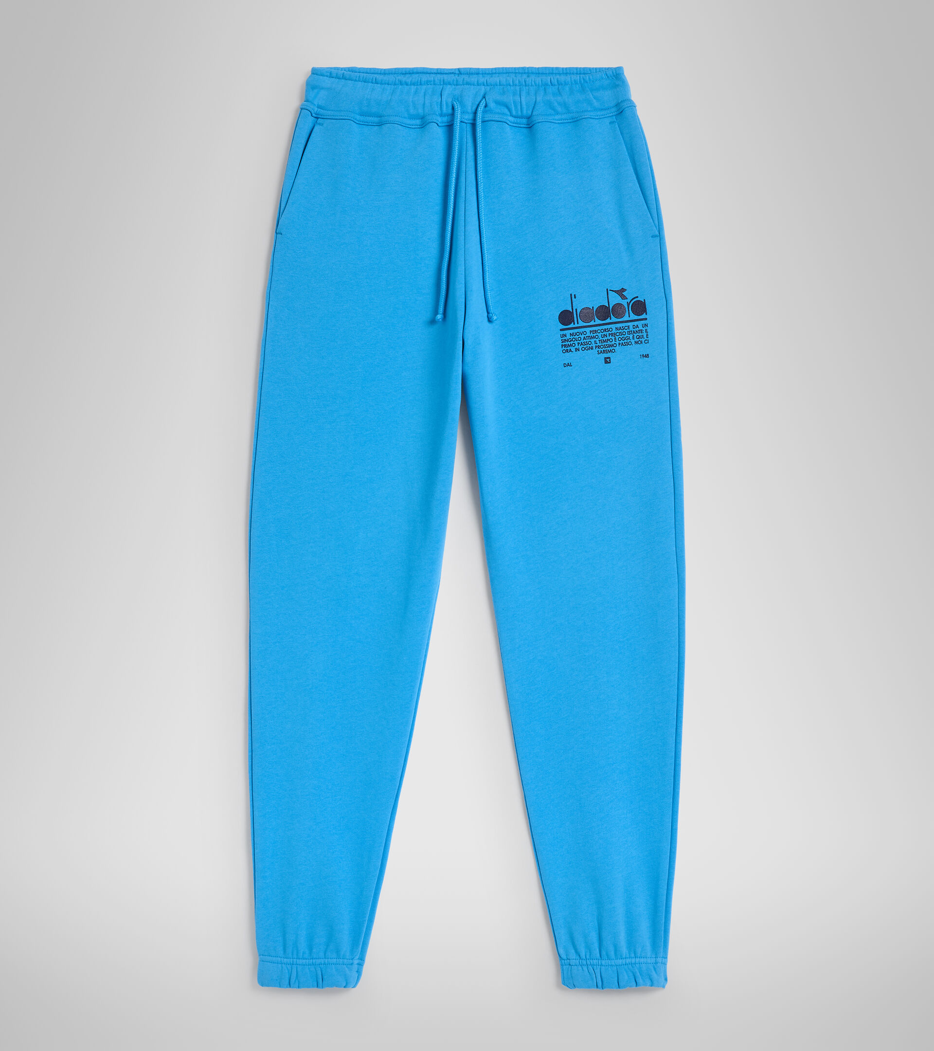 Cotton joggers - Unisex PANT MANIFESTO SKY BLUE INTENSE - Diadora