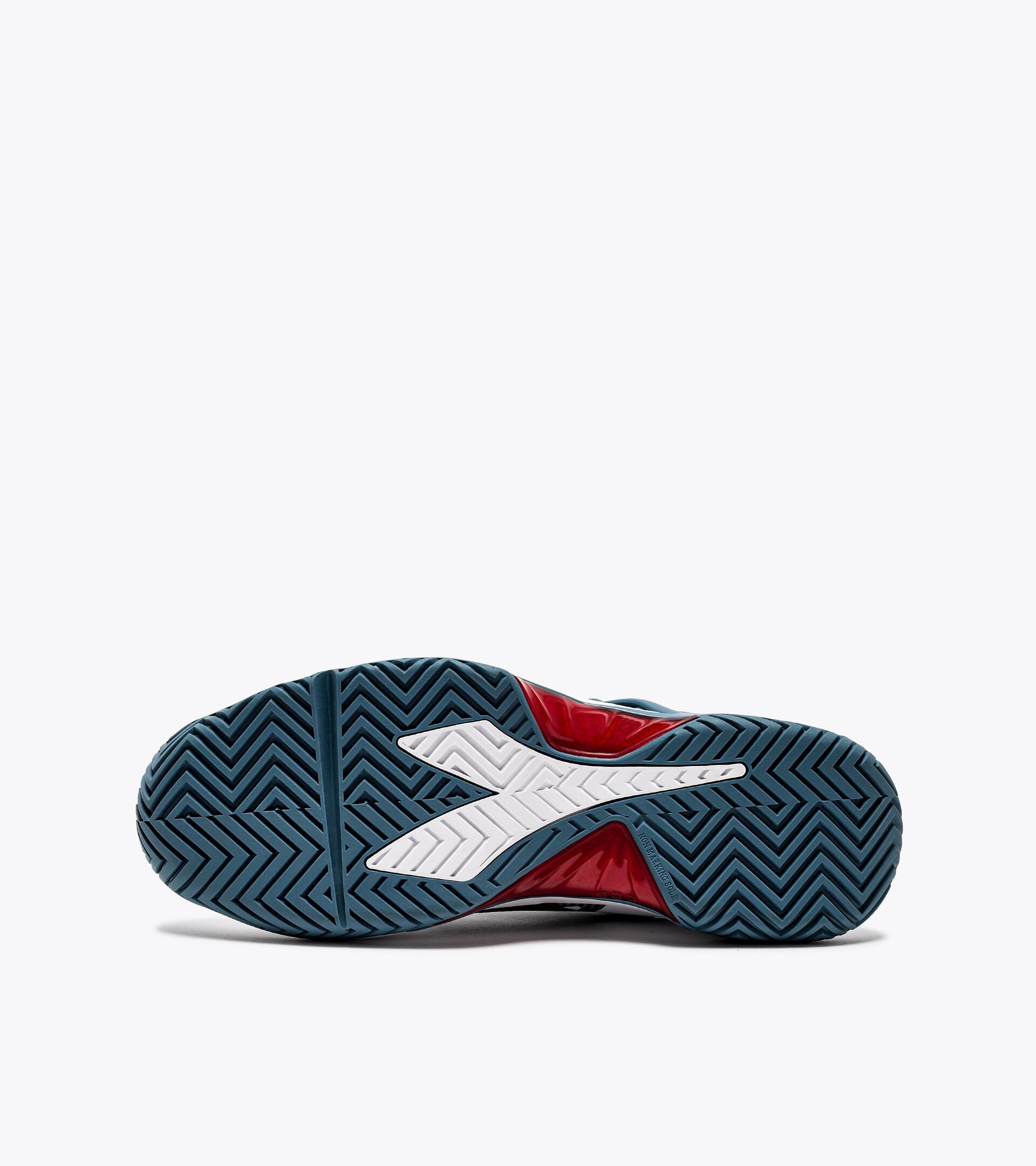 Diadora Men's B.Elite H Italia Sport Sneakers in White/Black/Gold Diadora