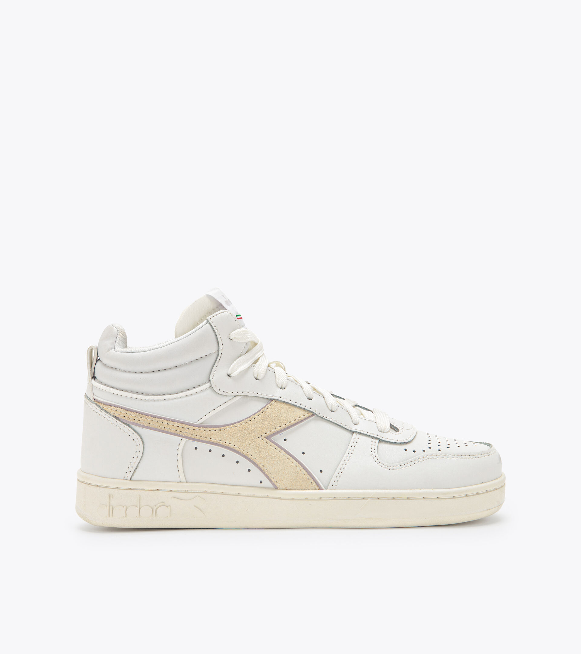 Sports shoes - Women
 MAGIC BASKET DEMI LEATHER WN WHITE/LILAC MARBLE - Diadora