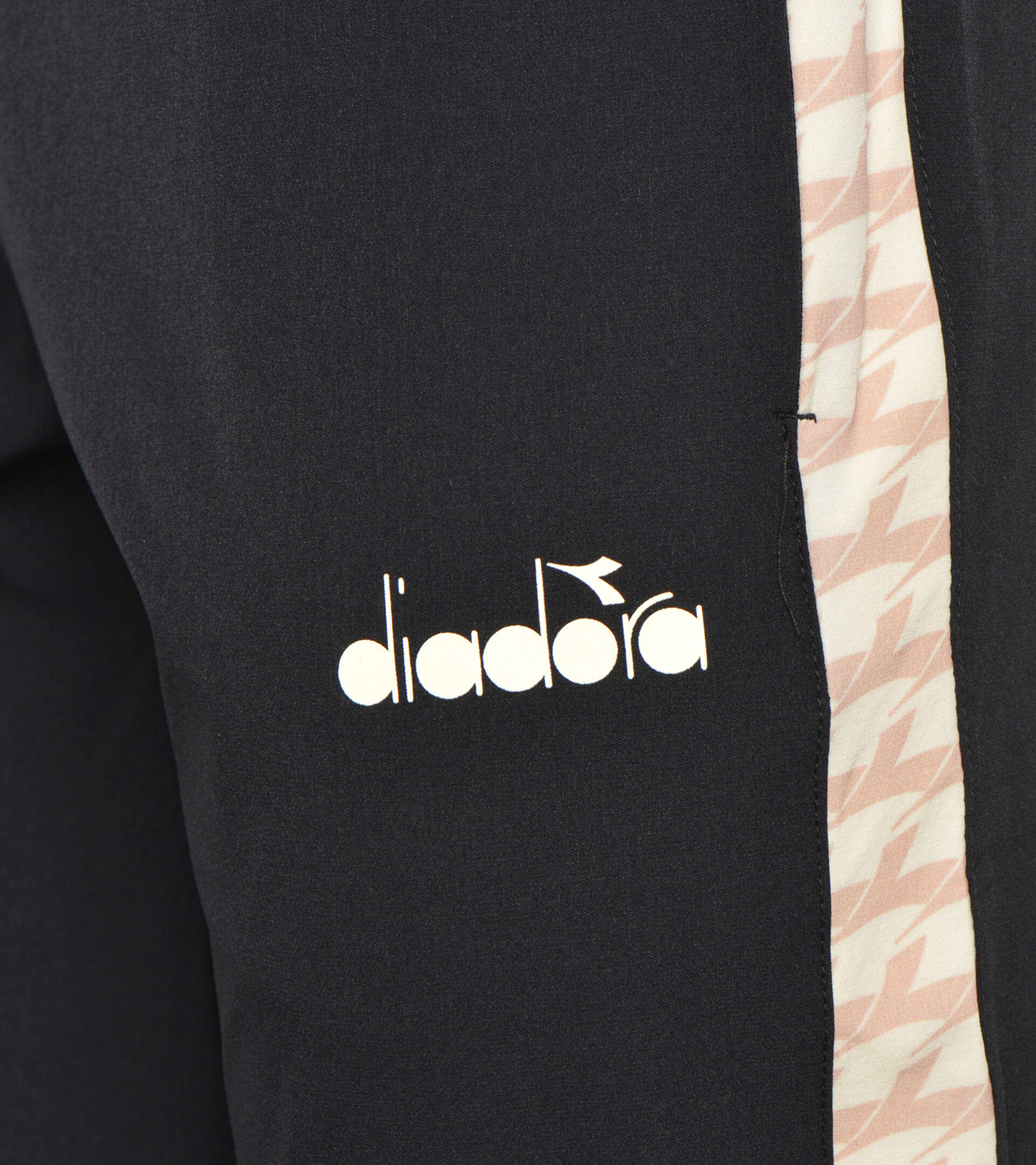 Apparel Sport DONNA L. PANTS CHALLENGE NEGRO/ROSA CAOBA Diadora