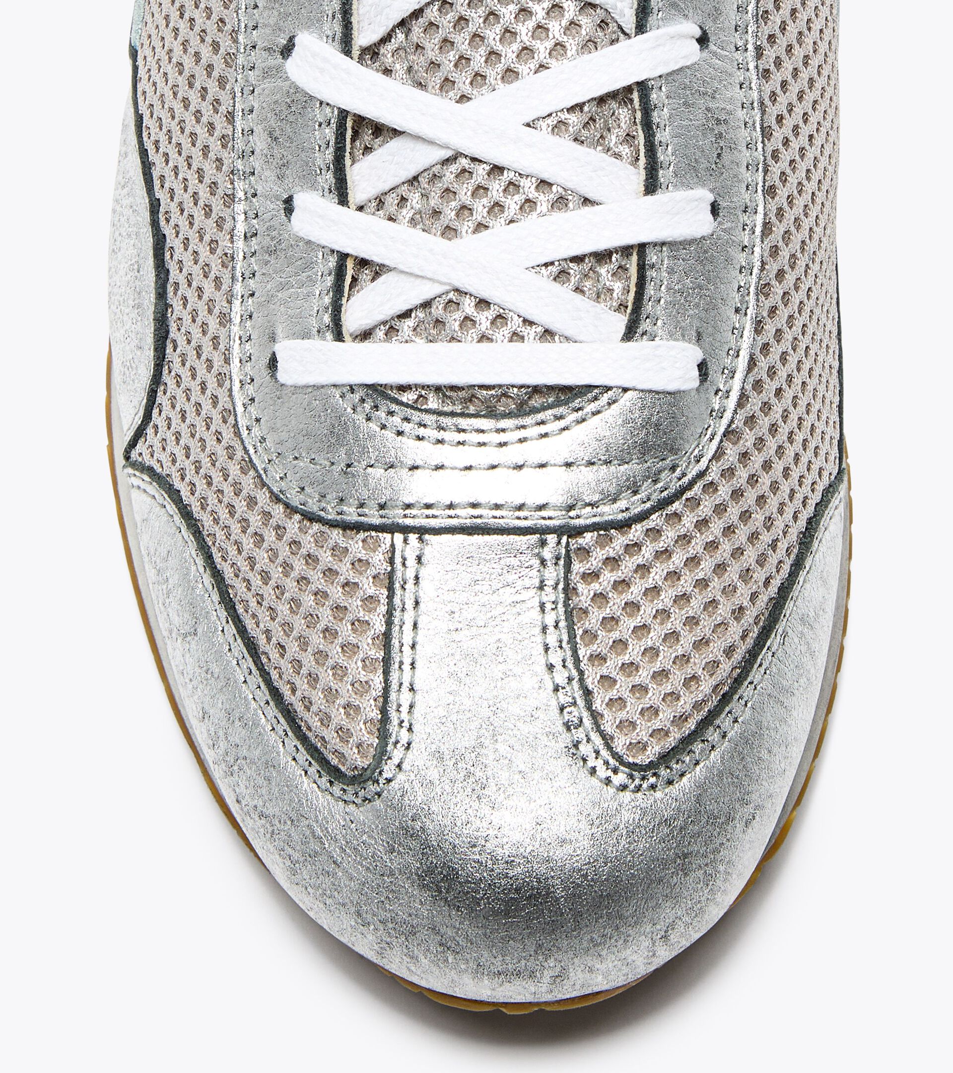 Heritage leather sneaker - All-Gender EQUIPE STELLAR SW SILVER METALIZED - Diadora