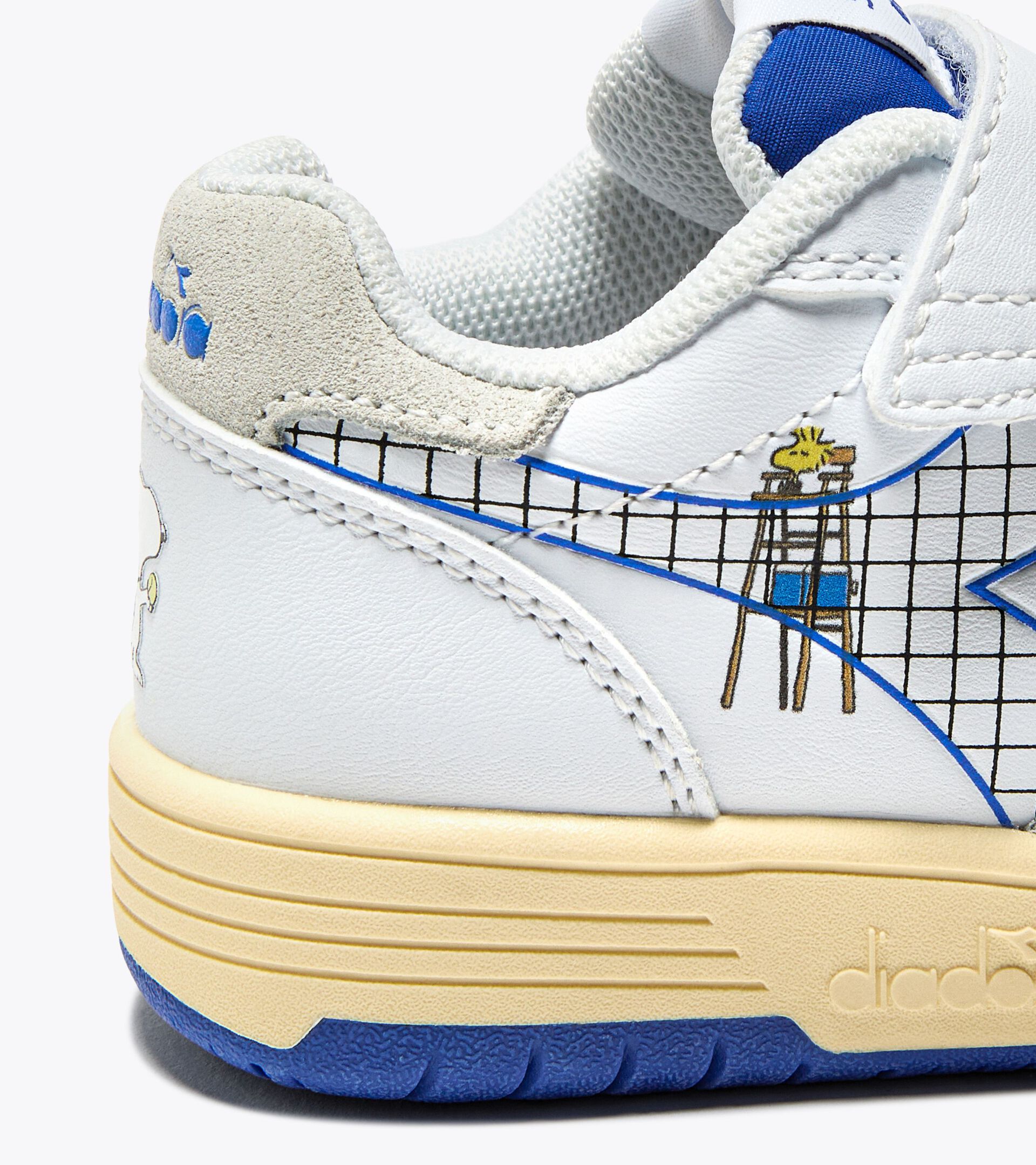 Peanuts sports shoes - Toddlers 1-4 years
 DEUCE PEANUTS TD DAZZLING BLUE/WHITE - Diadora