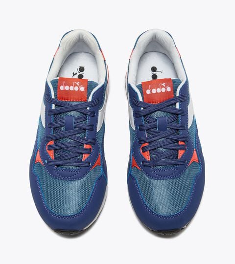 N.92 GS, SALTIRE NAVY/MANDARIN RED Sports shoes - Youth 8-16 years N.92 GS SALTIRE NAVY/MANDARIN RED - Diadora
