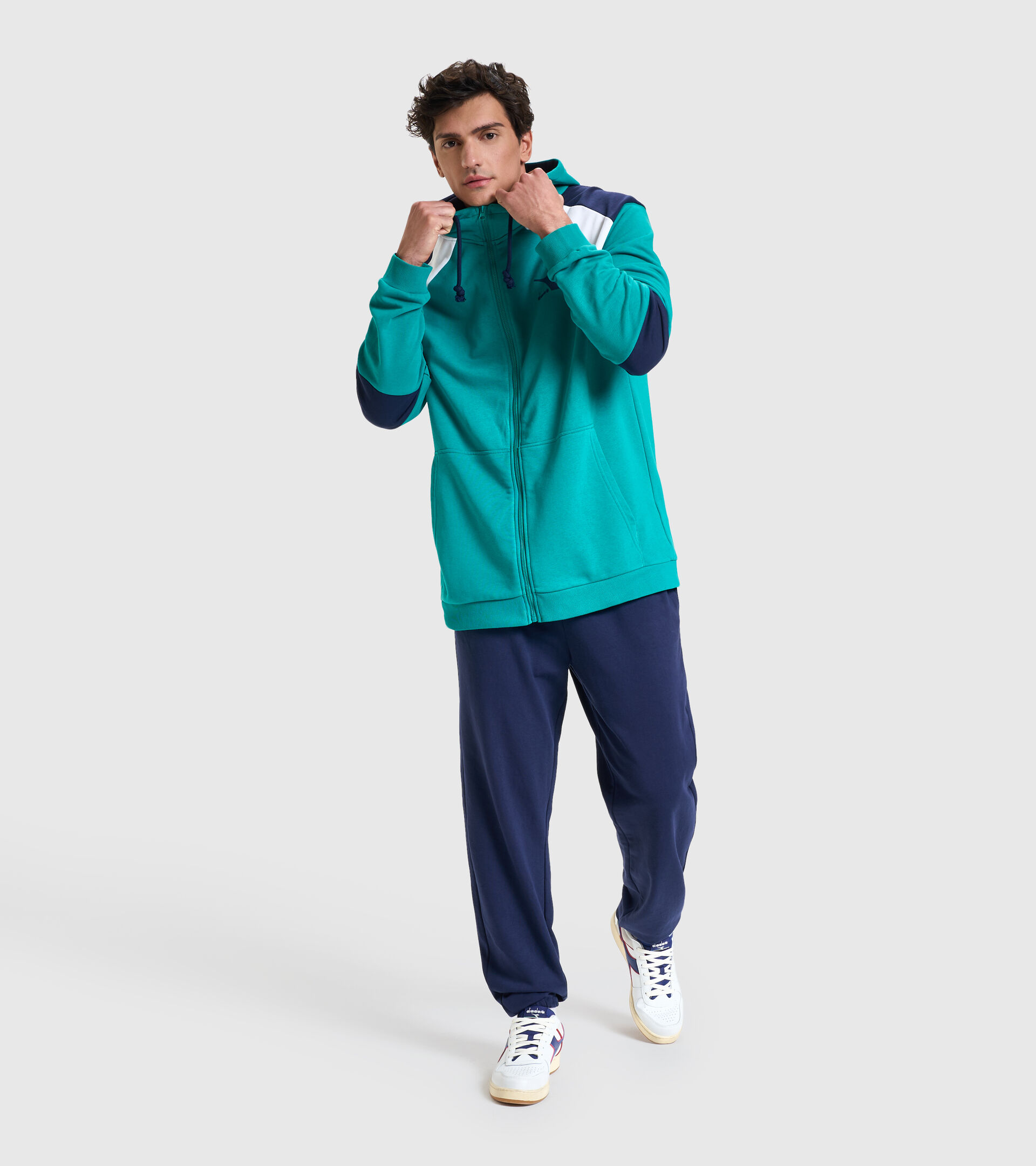 Tracksuit - Men TRACKSUIT HD FZ CORE GREEN SHADOW - Diadora