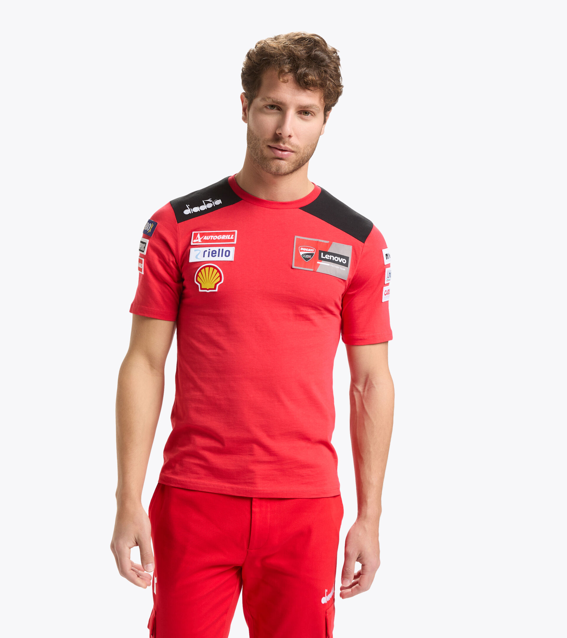 Sporty Ducati 22 MotoGP replica T-Shirt - Men’s
T-SHIRT DUCATI REPLICA MGP22 DUCATI MGP RED/BLACK - Diadora