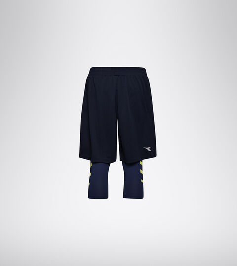 POWER SHORTS BE ONE, NEGRO IRIS Shorts para correr - Hombre POWER SHORTS BE ONE NEGRO IRIS - Diadora