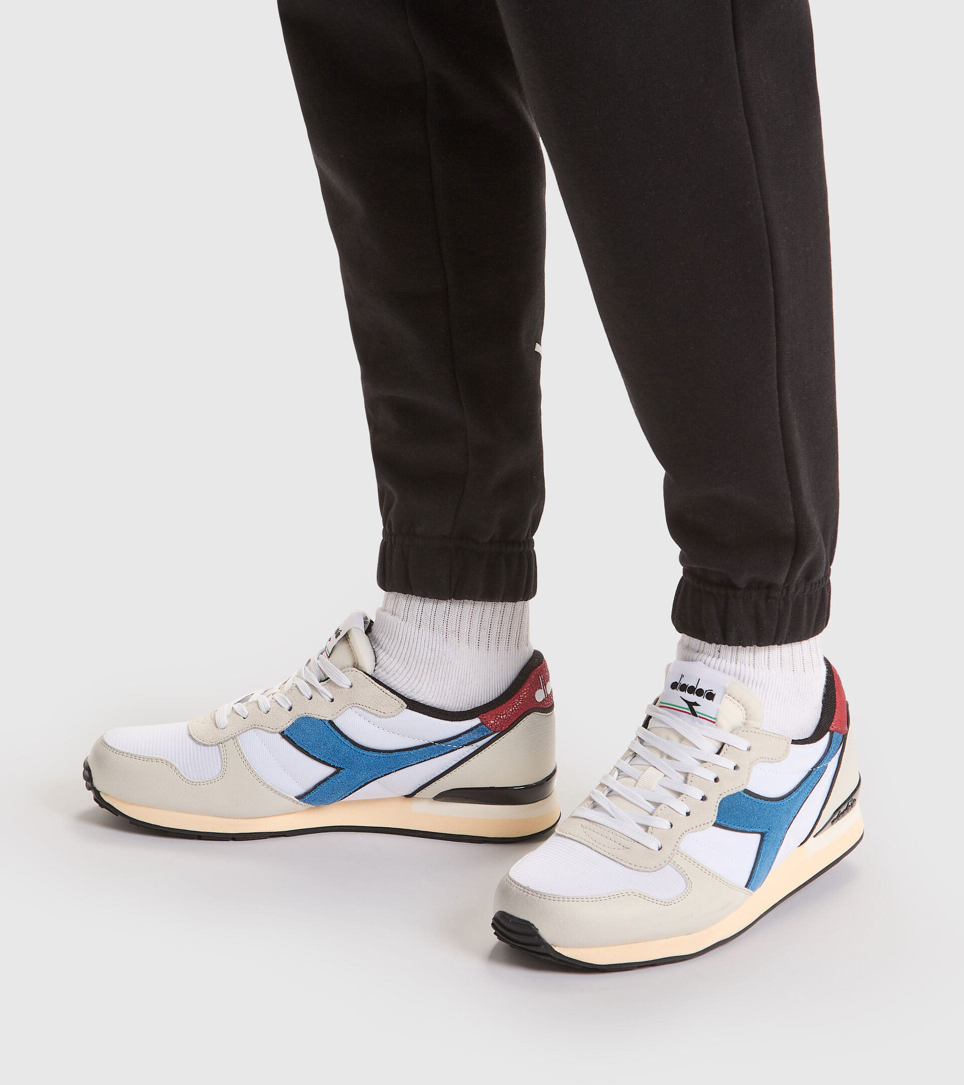 Sports shoes - Men CAMARO ICONA WHITE/LIGHT GRAY - Diadora