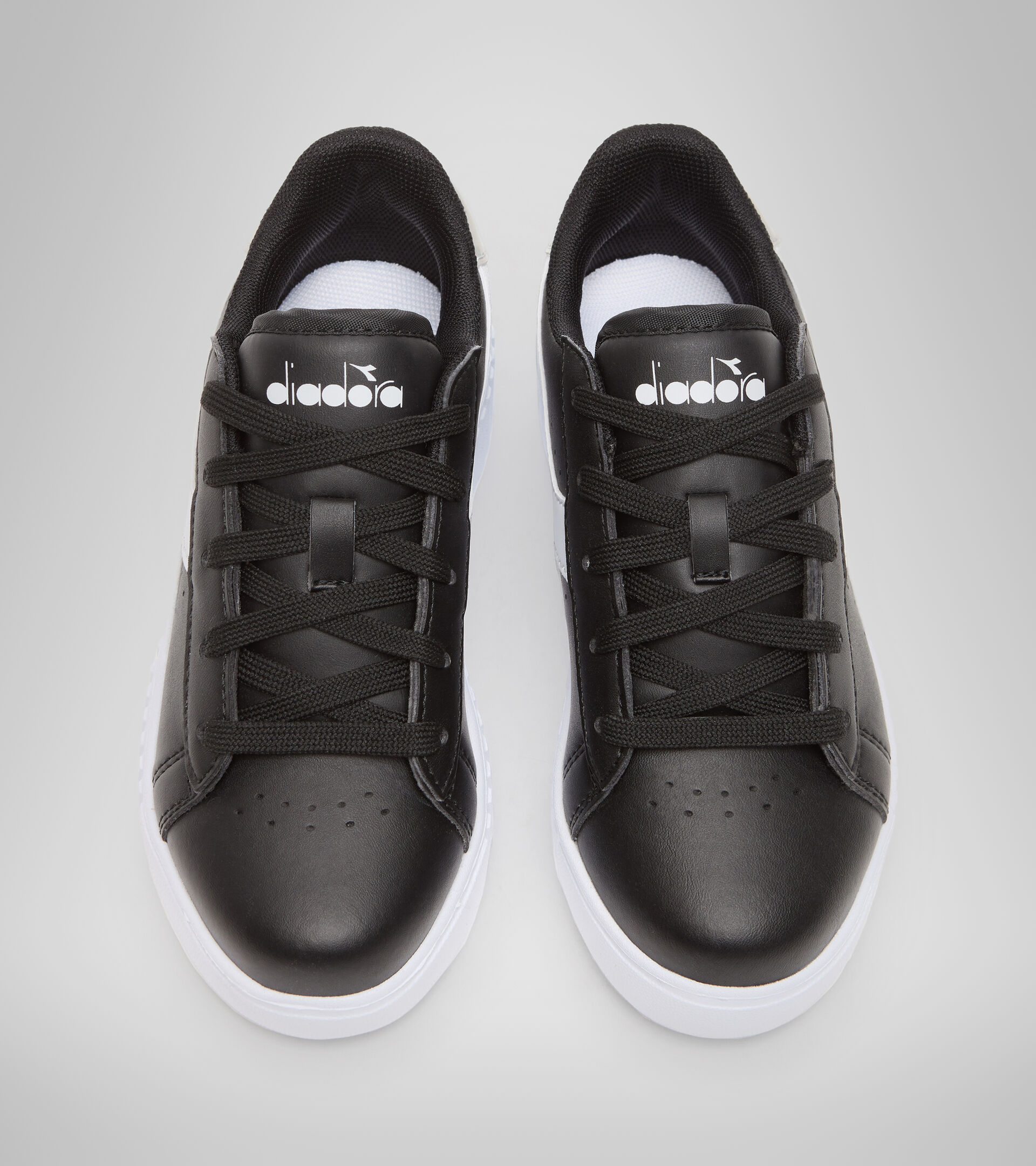 Sports shoes - Kids 4-8 years GAME STEP PS BLACK /WHITE - Diadora