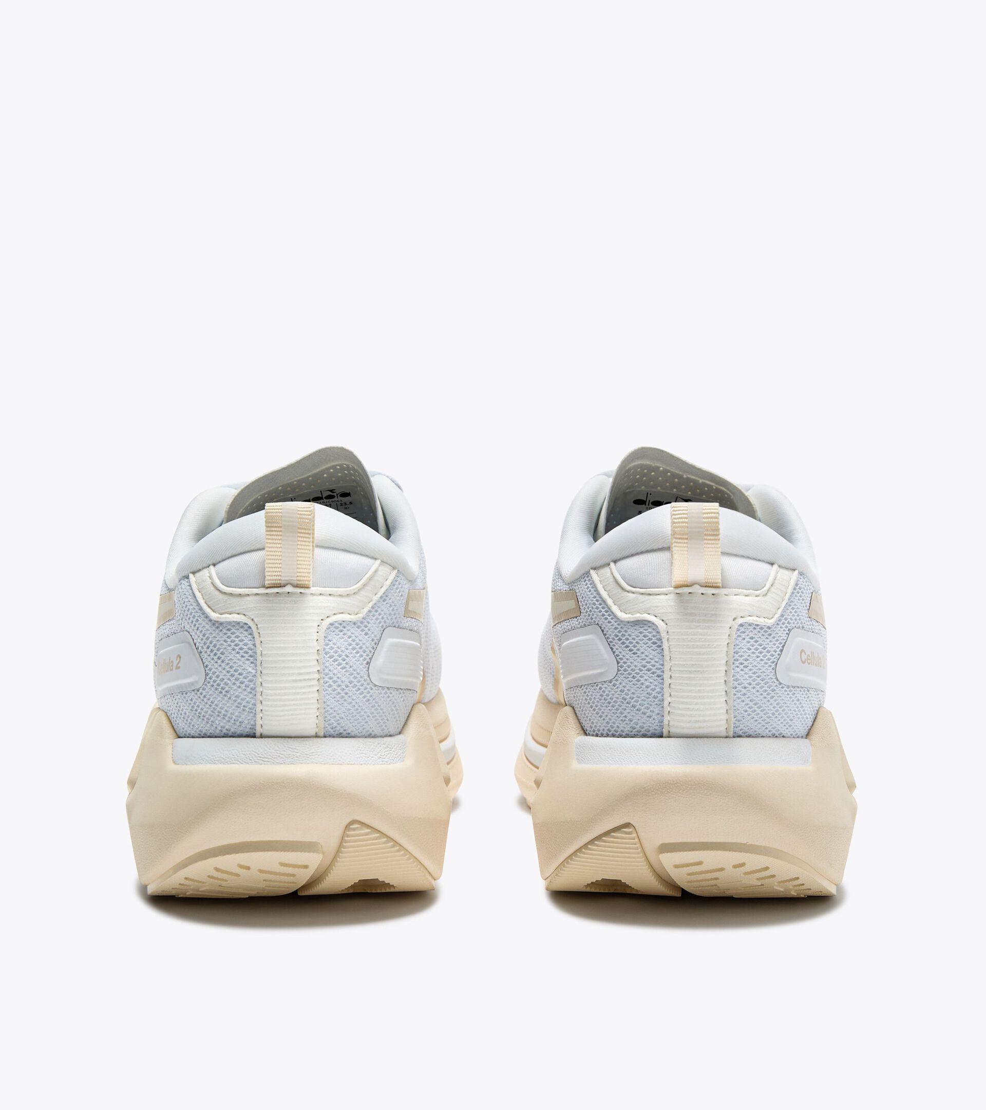 Neutral running shoe - Comfort and stability - Women's CELLULA  2 W WHITE/WHISPER WHITE - Diadora