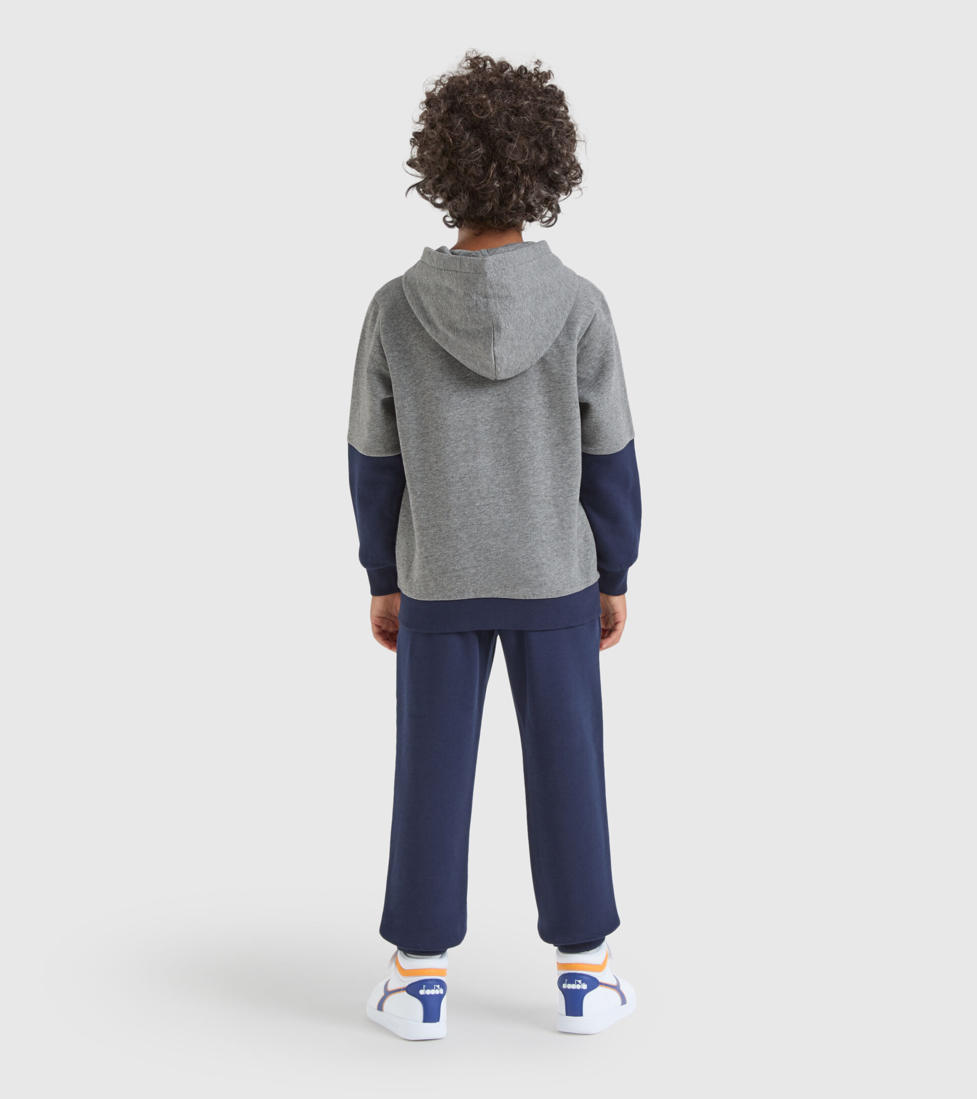 Sports tracksuit - Kids JB.TRACKSUIT HD FZ TWISTER CLASSIC NAVY - Diadora