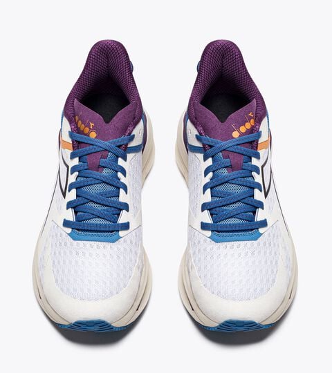 CELLULA, WHT/PACIFIC COAST/SUNSET PRPL Running shoe - Comfort and stability - Men's CELLULA WHT/PACIFIC COAST/SUNSET PRPL - Diadora