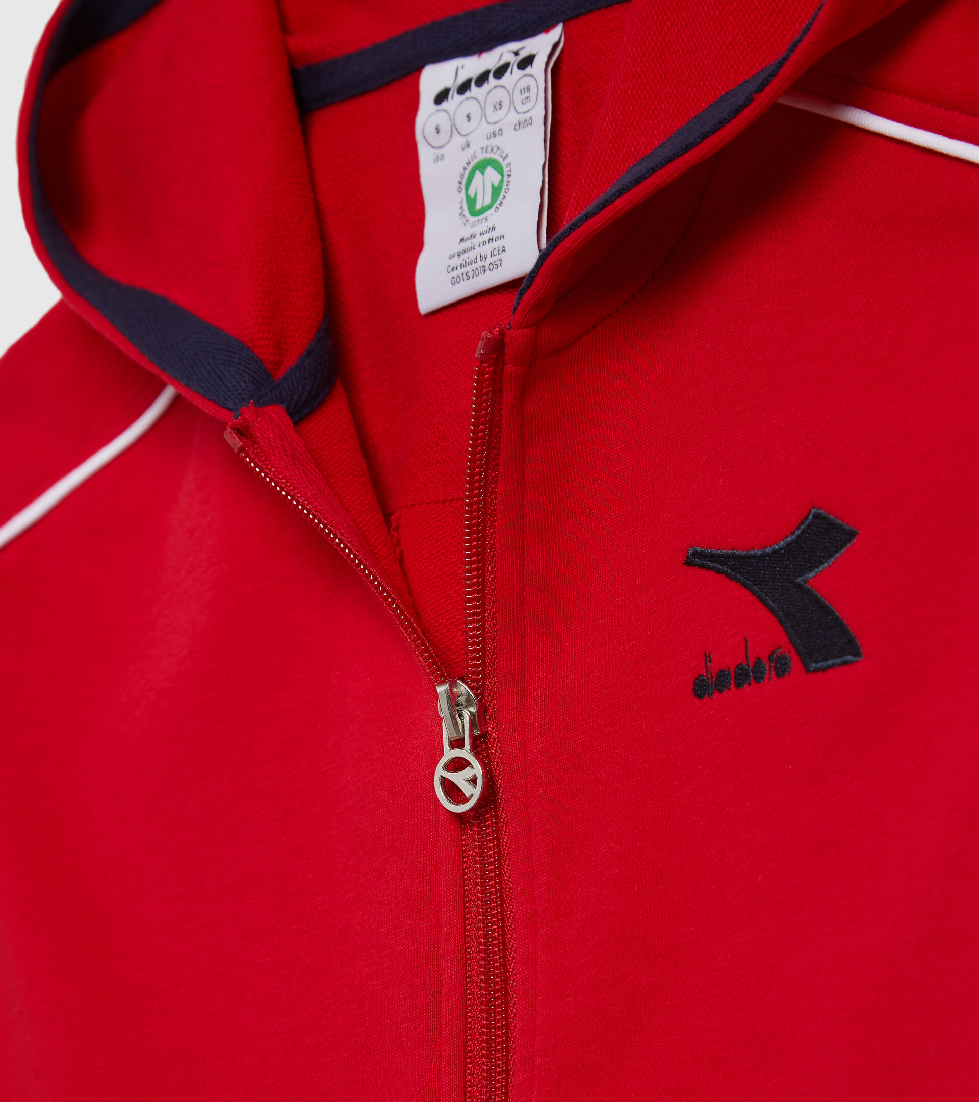 Tracksuit - Kids JU.HD FZ TRACKSUIT CUBIC TANGO RED - Diadora