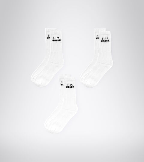 Pack de calcetines tobilleros - Unisex  U.MID SOCKS 3-PCS PACK BLANCO VIVO - Diadora