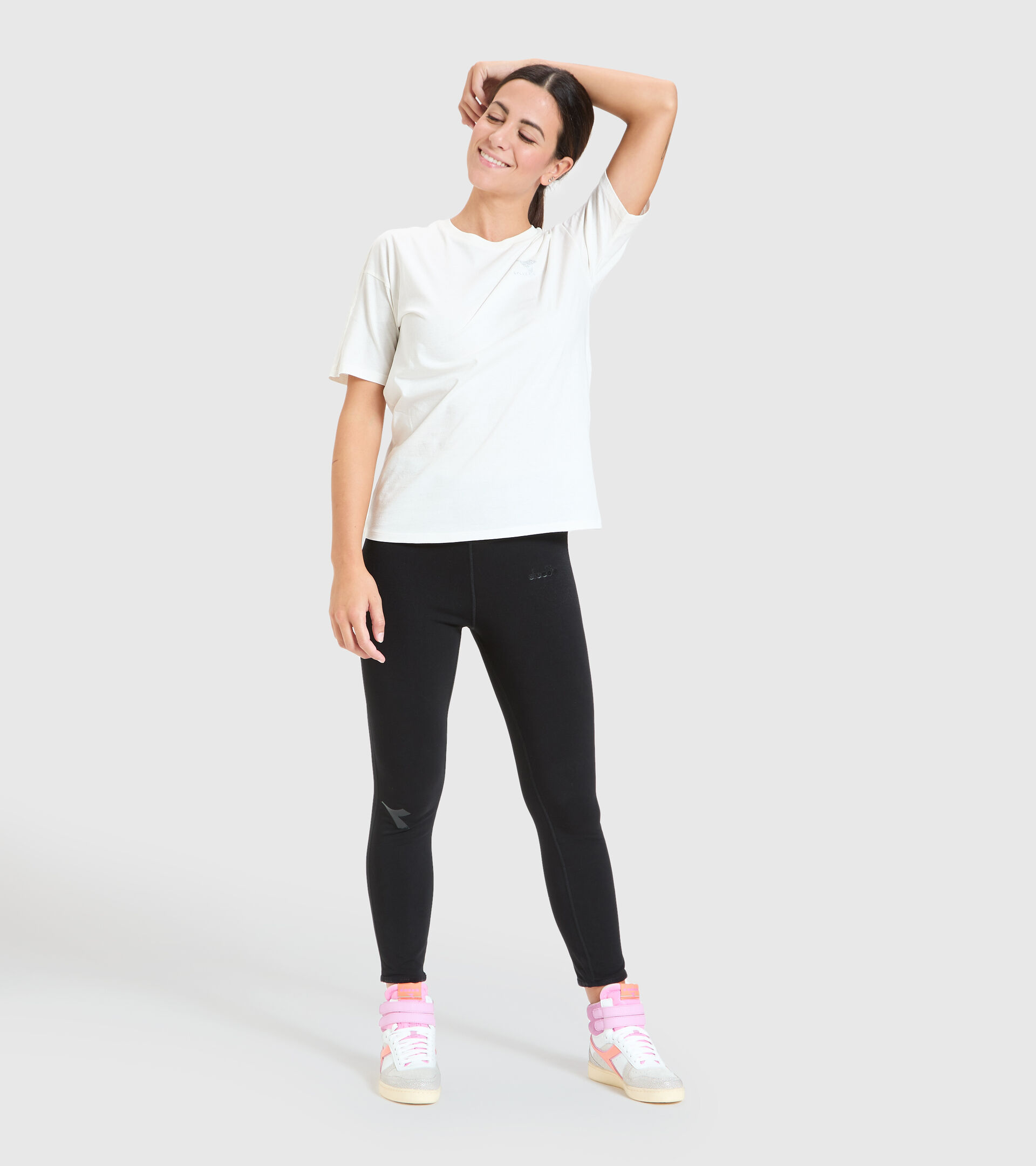 T-shirt - Women L.T-SHIRT SS BLINK WHISPER WHITE - Diadora