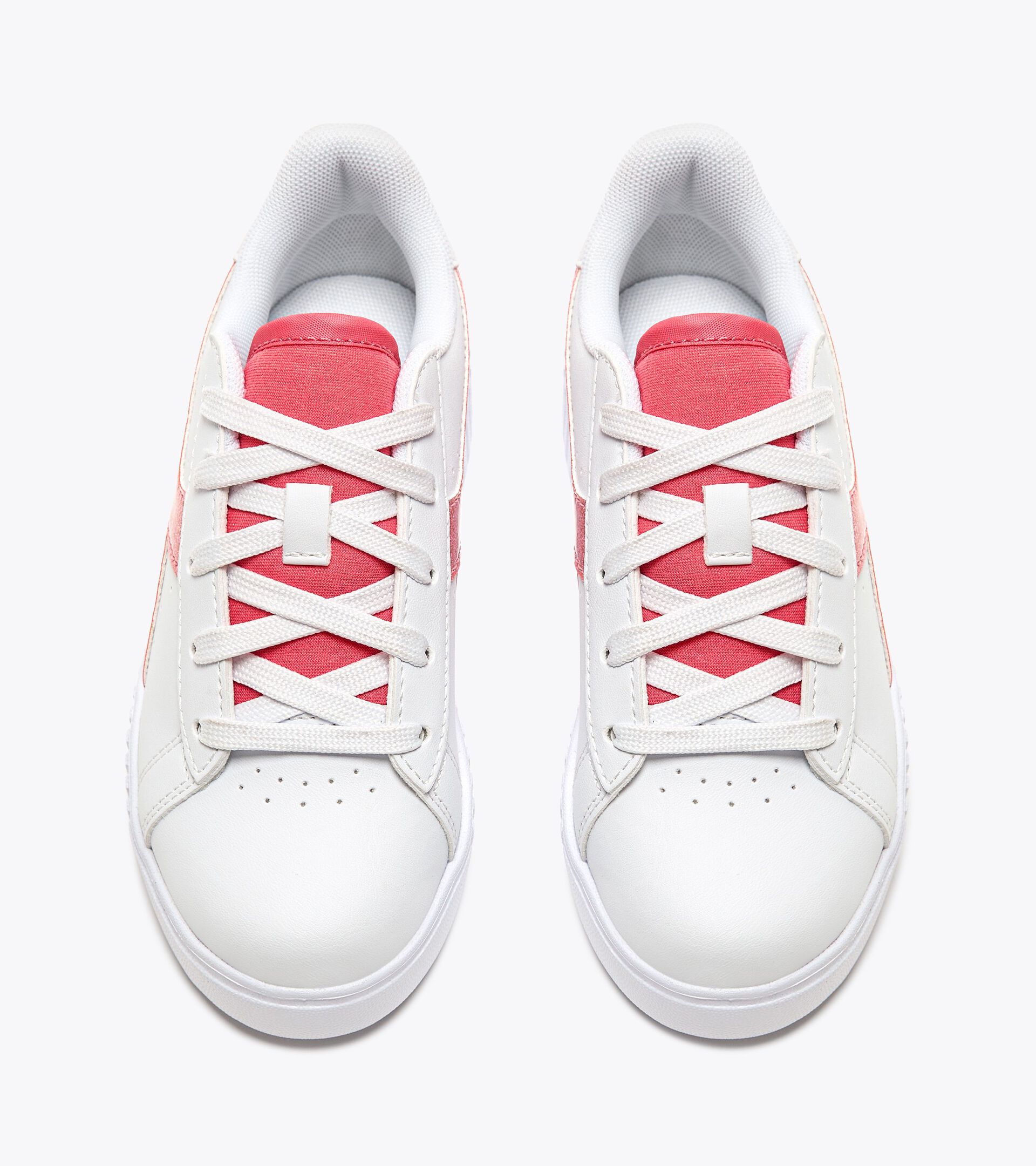 Sports shoes - Kids 4-8 years GAME STEP P LACQUERED PS WHITE/PINK LEMONADE - Diadora