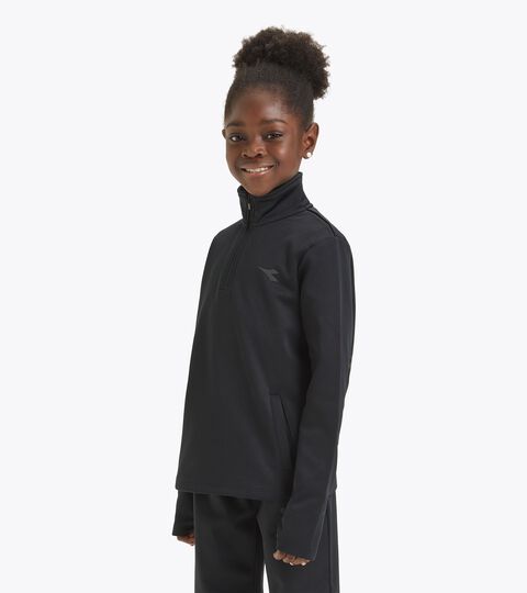 Sports shirt - Kids - Gender Neutral J. WARM UP BLACK - Diadora